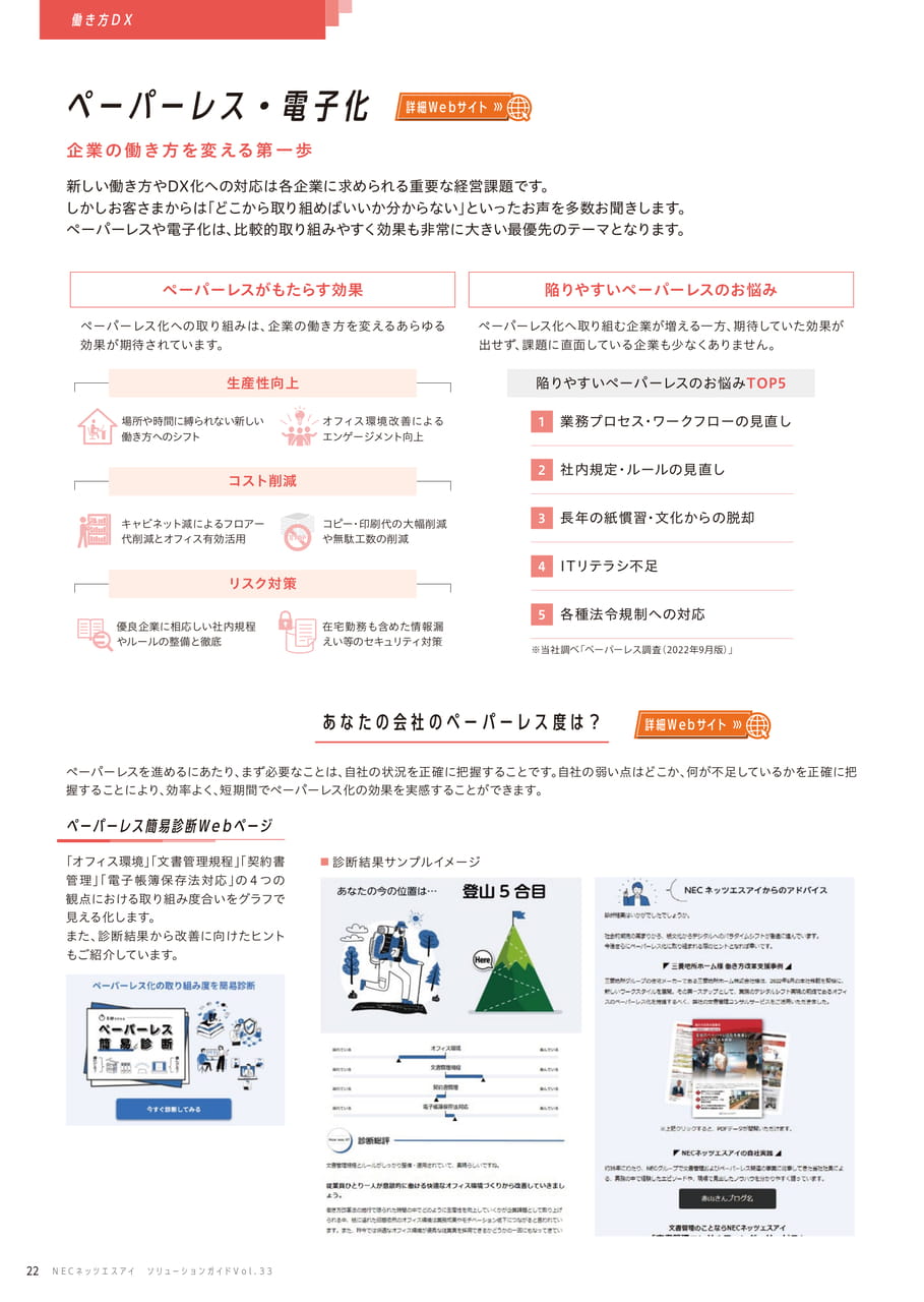 ペーパーレス・電子化(22ページ目)