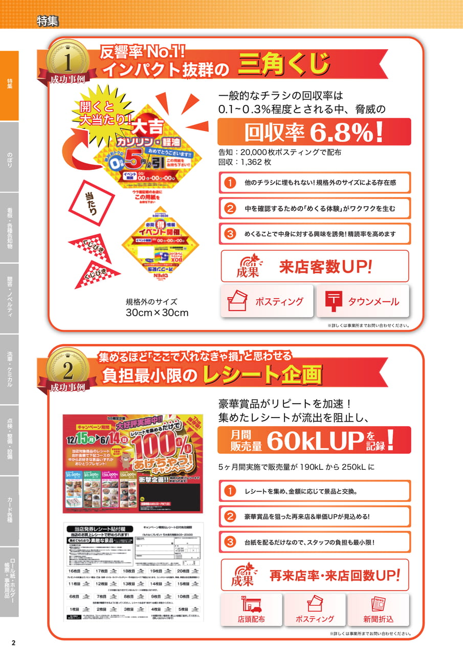 販促成功事例特集 1（4ページ目）