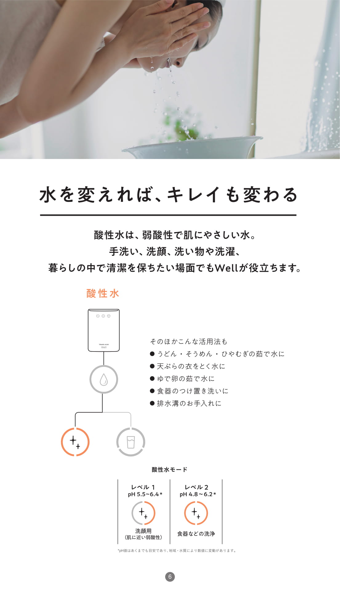 酸性水について（6ページ目）