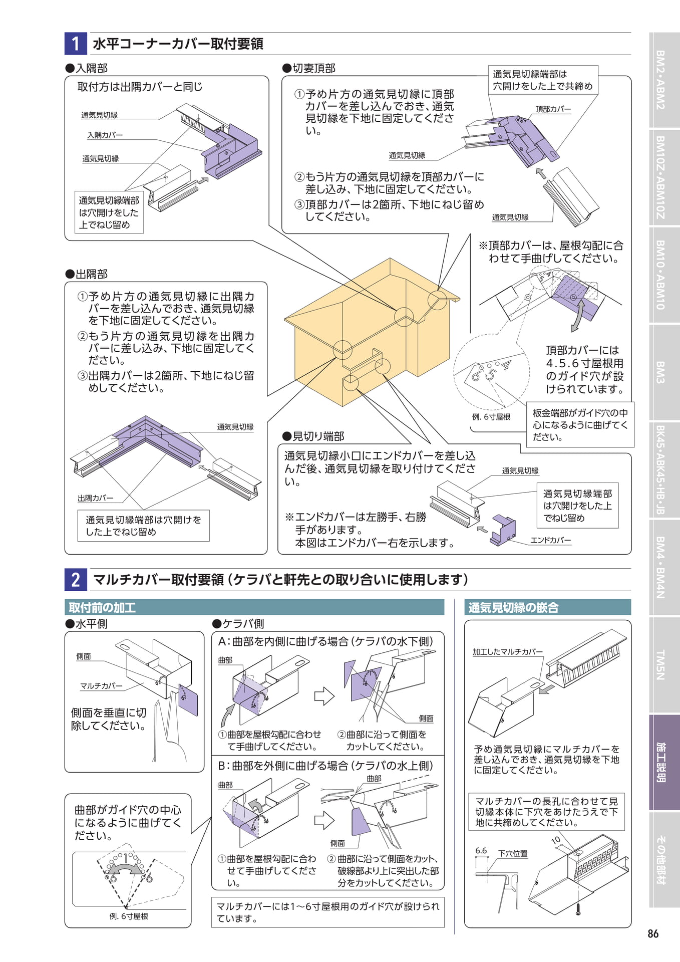 TM5N コーナー・マルチカバー(87ページ目)