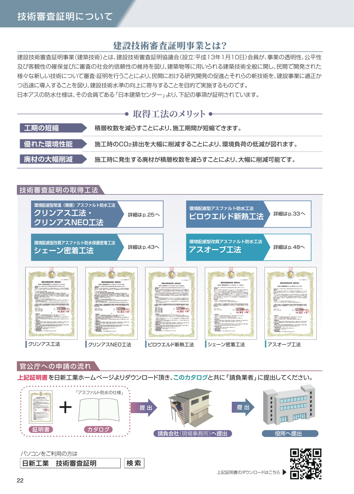 技術審査証明について（22ページ目）