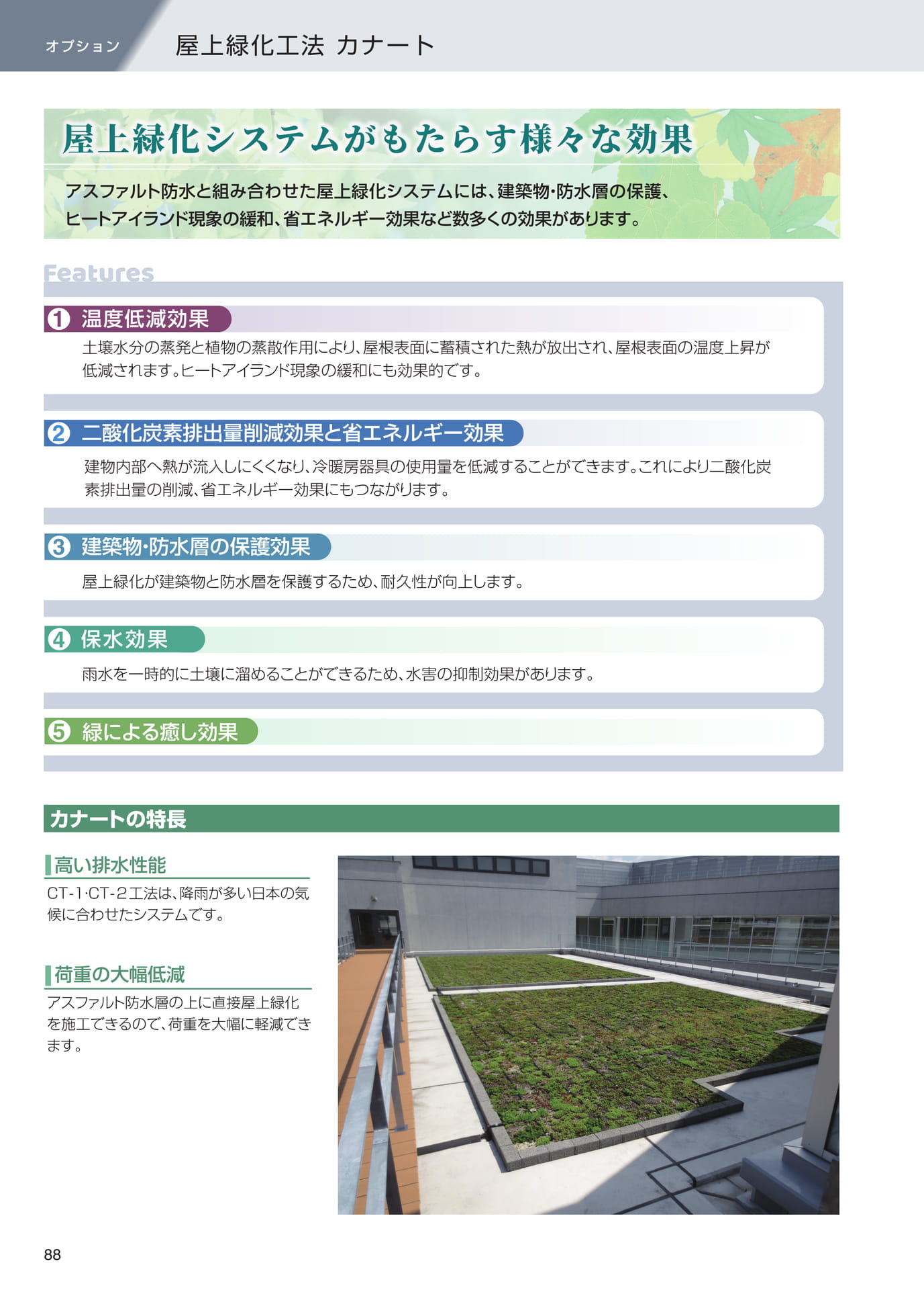 オプション（屋上緑化工法）（88ページ目）