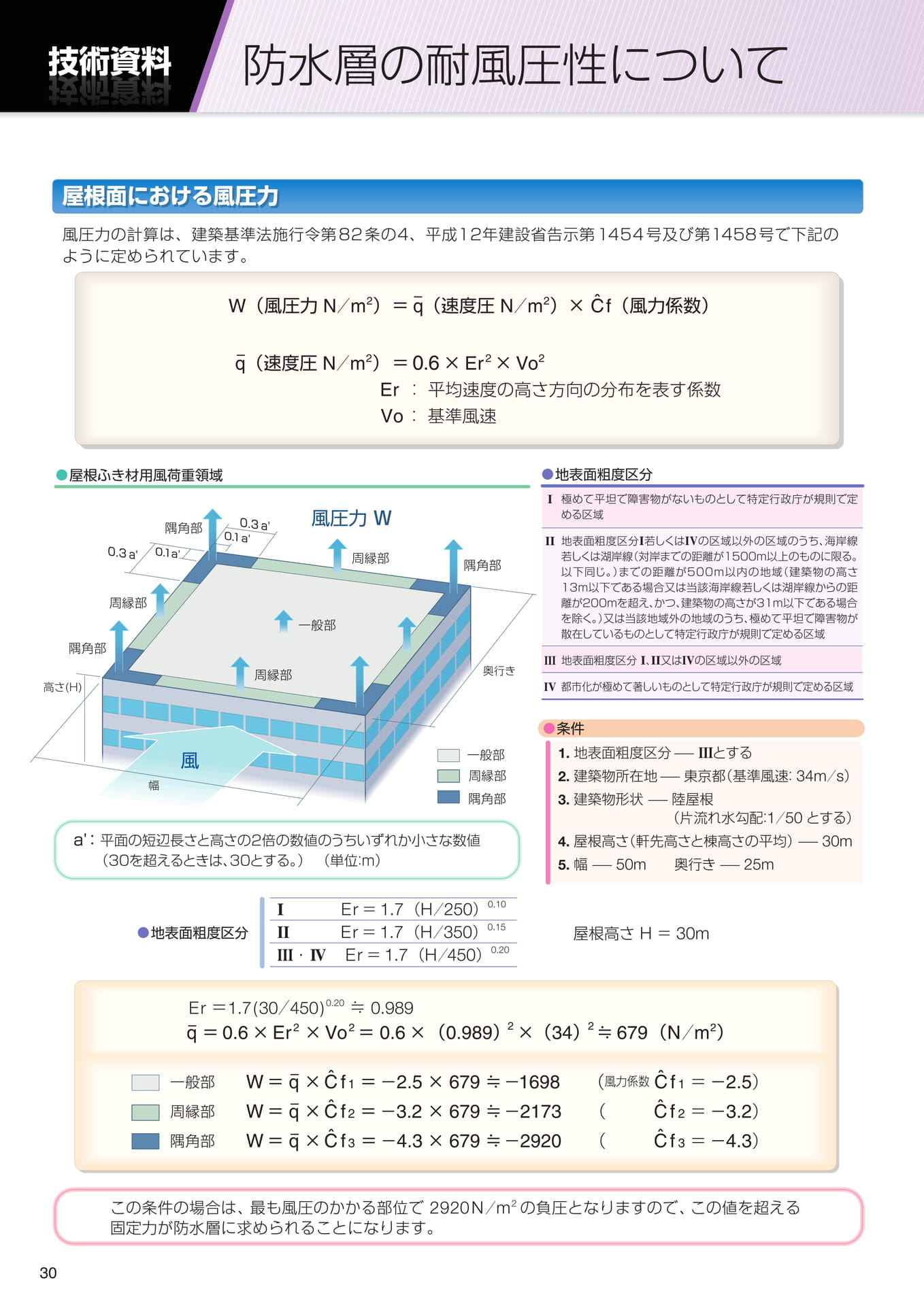 技術資料（耐風圧性）（30ページ目）