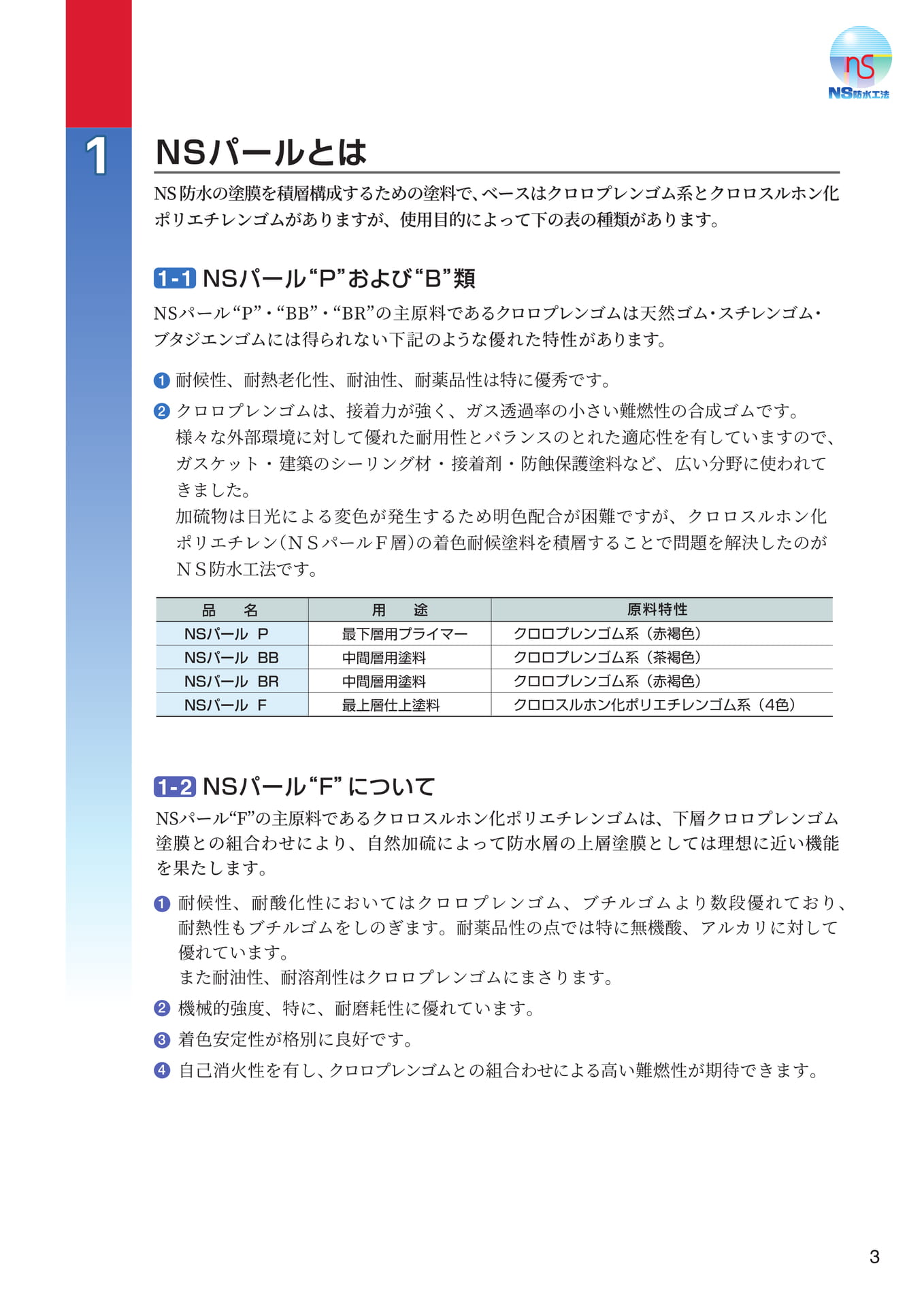 ＮＳ防水とは？（3ページ目）