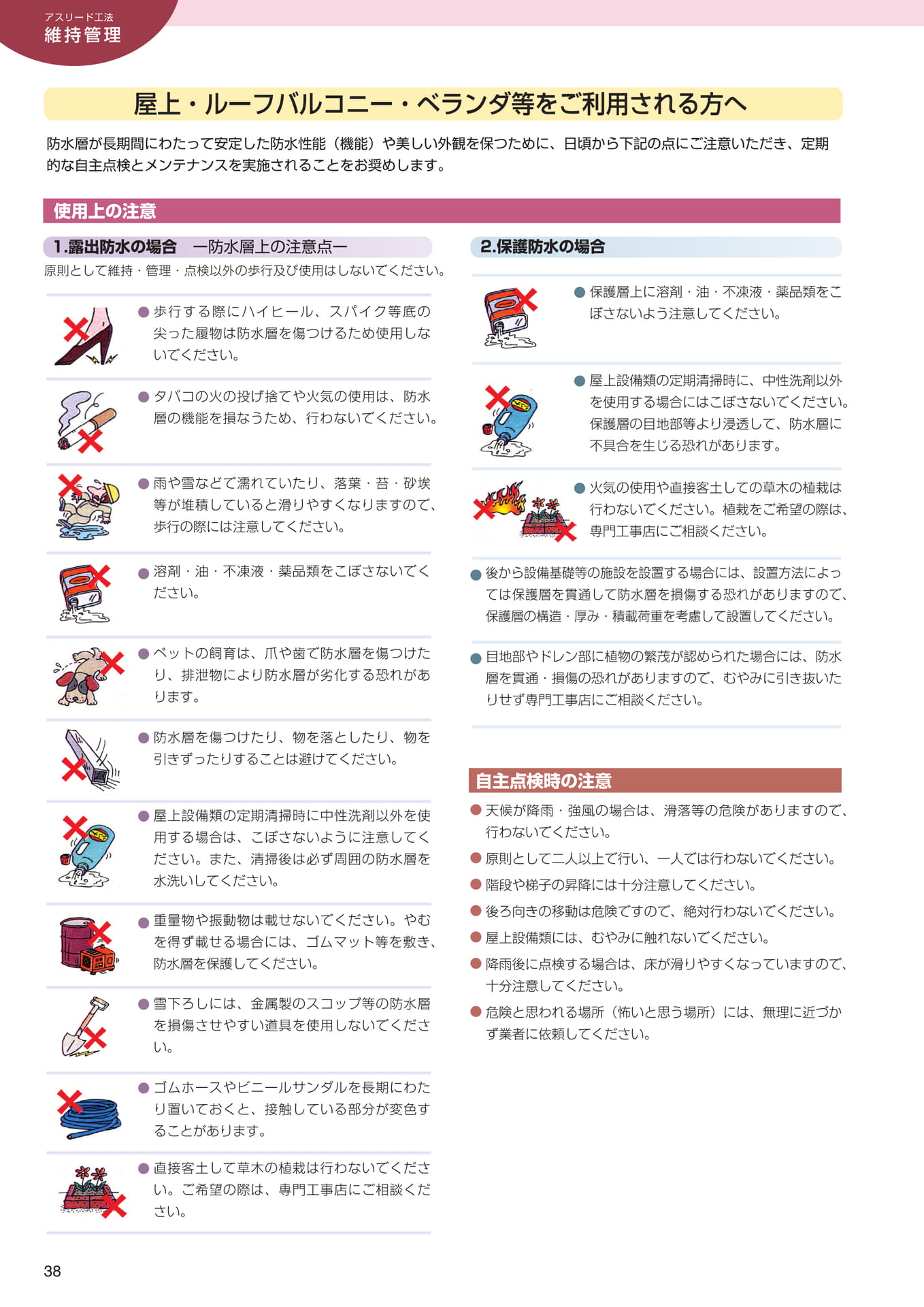 維持管理（38ページ目）