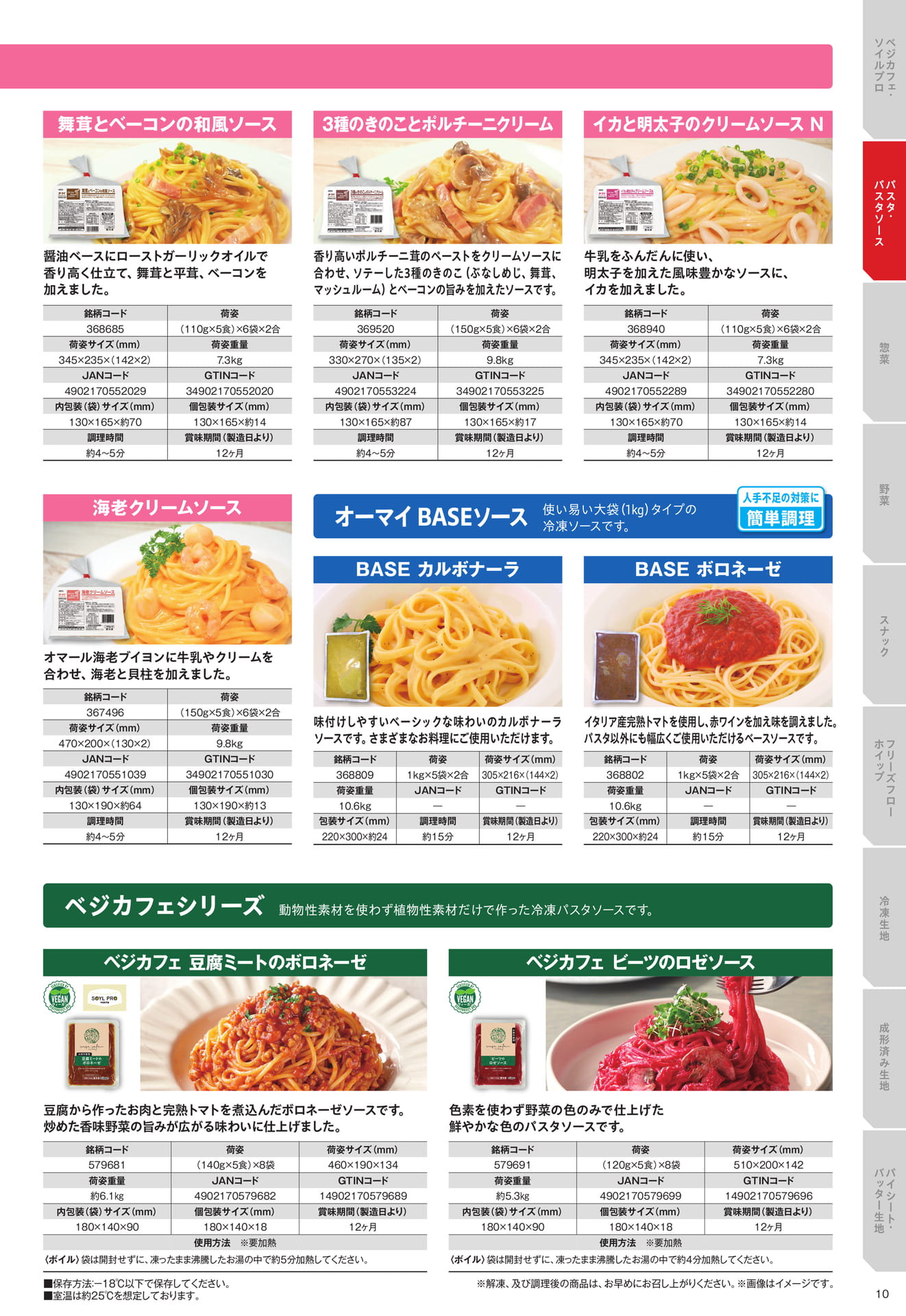 パスタソース・ベースソース（11ページ目）