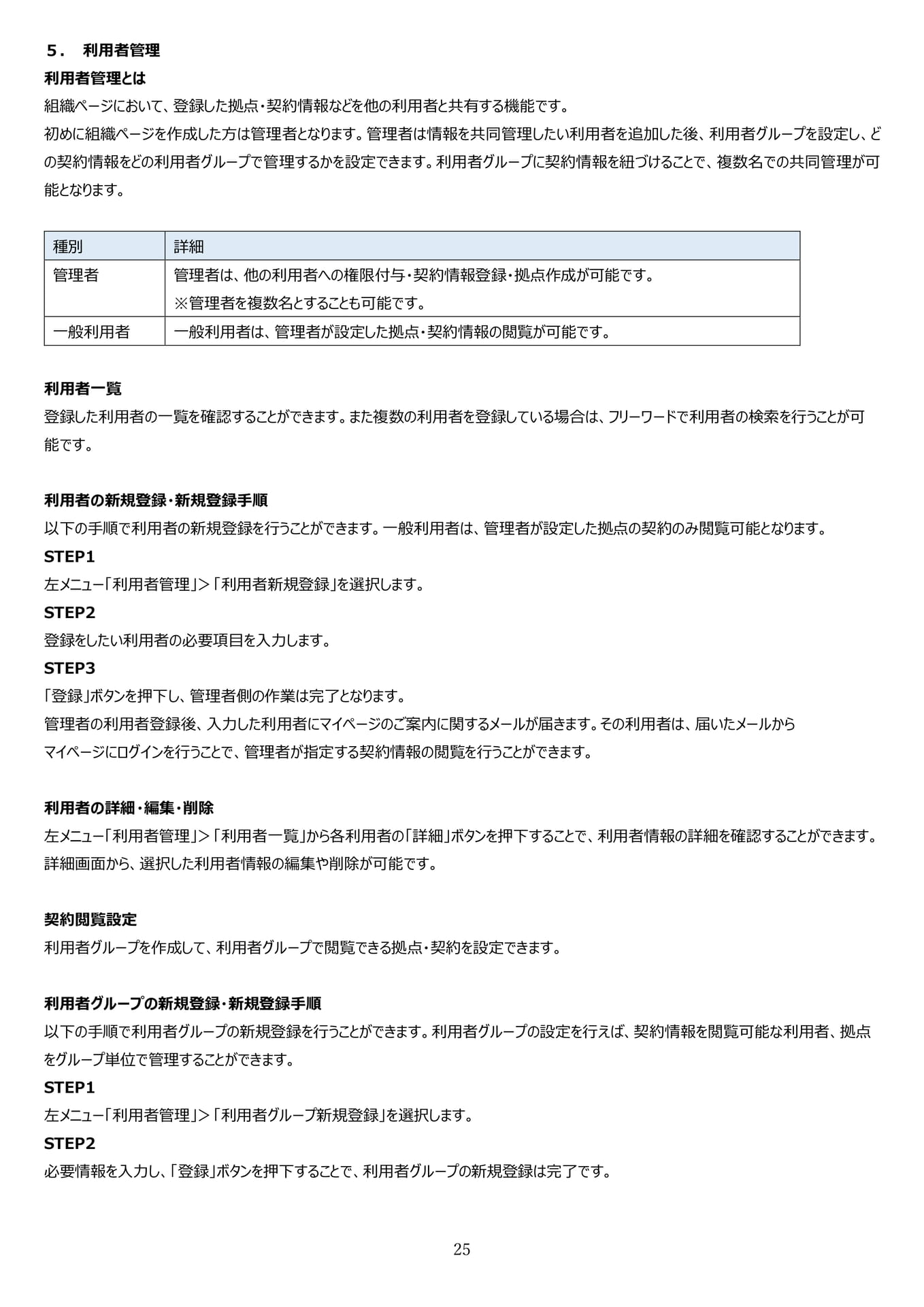 5. 利用者管理（26ページ目）