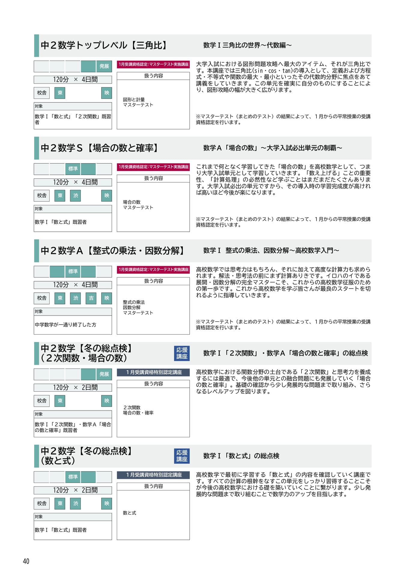 中2数学講座紹介(40ページ目)