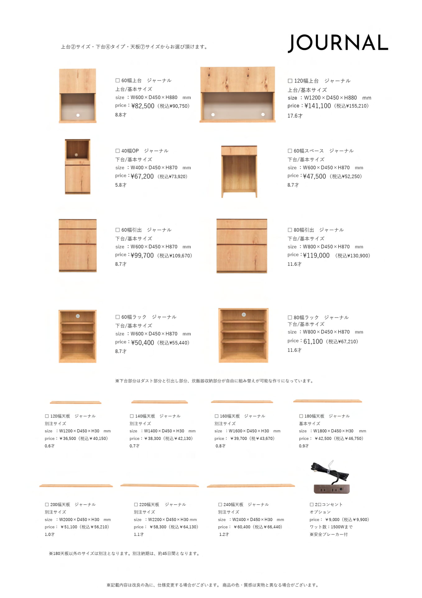 Page 89　食器　ジャーナル　アイテムリスト（89ページ目）