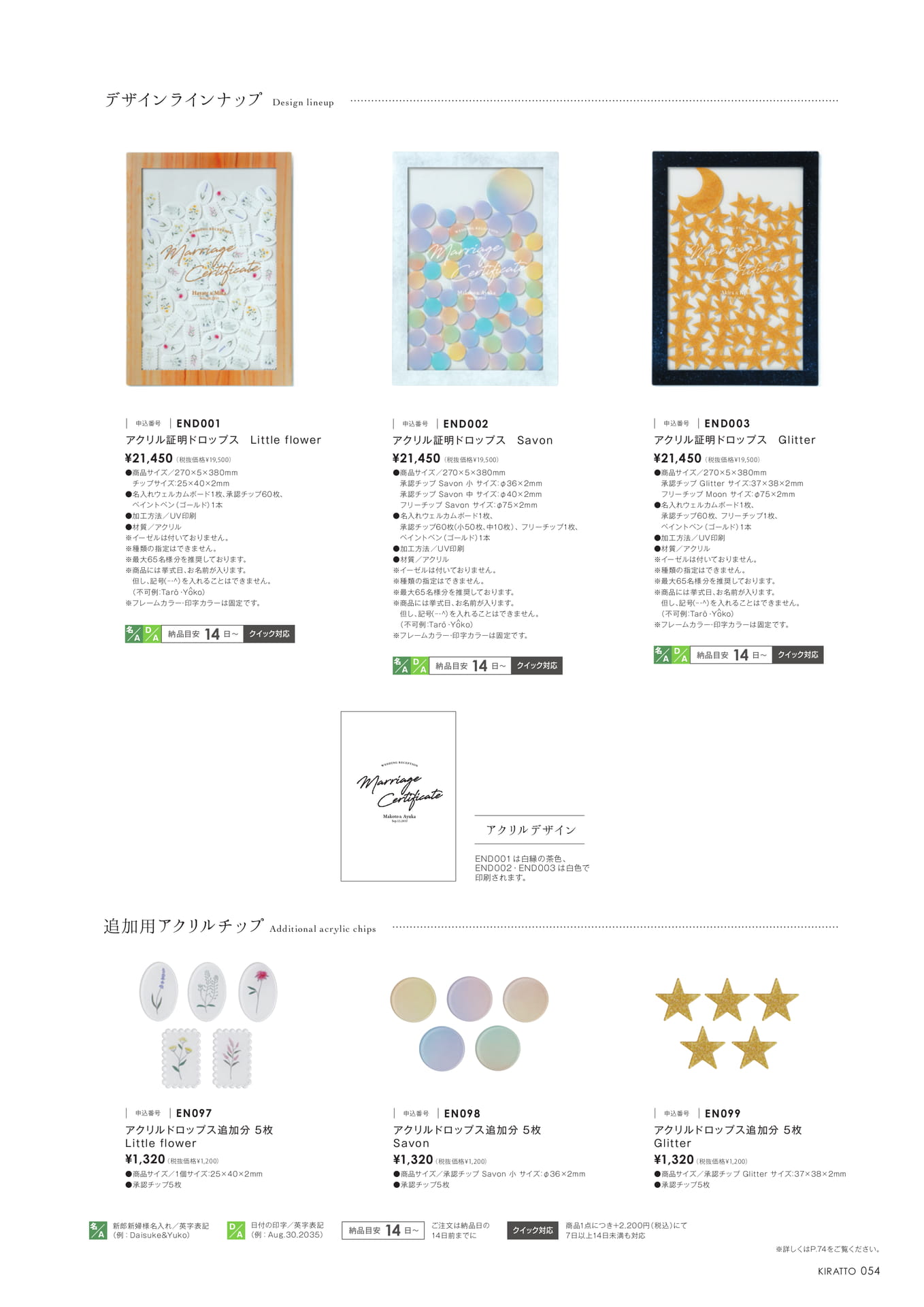 アクリル証明ドロップス（55ページ目）