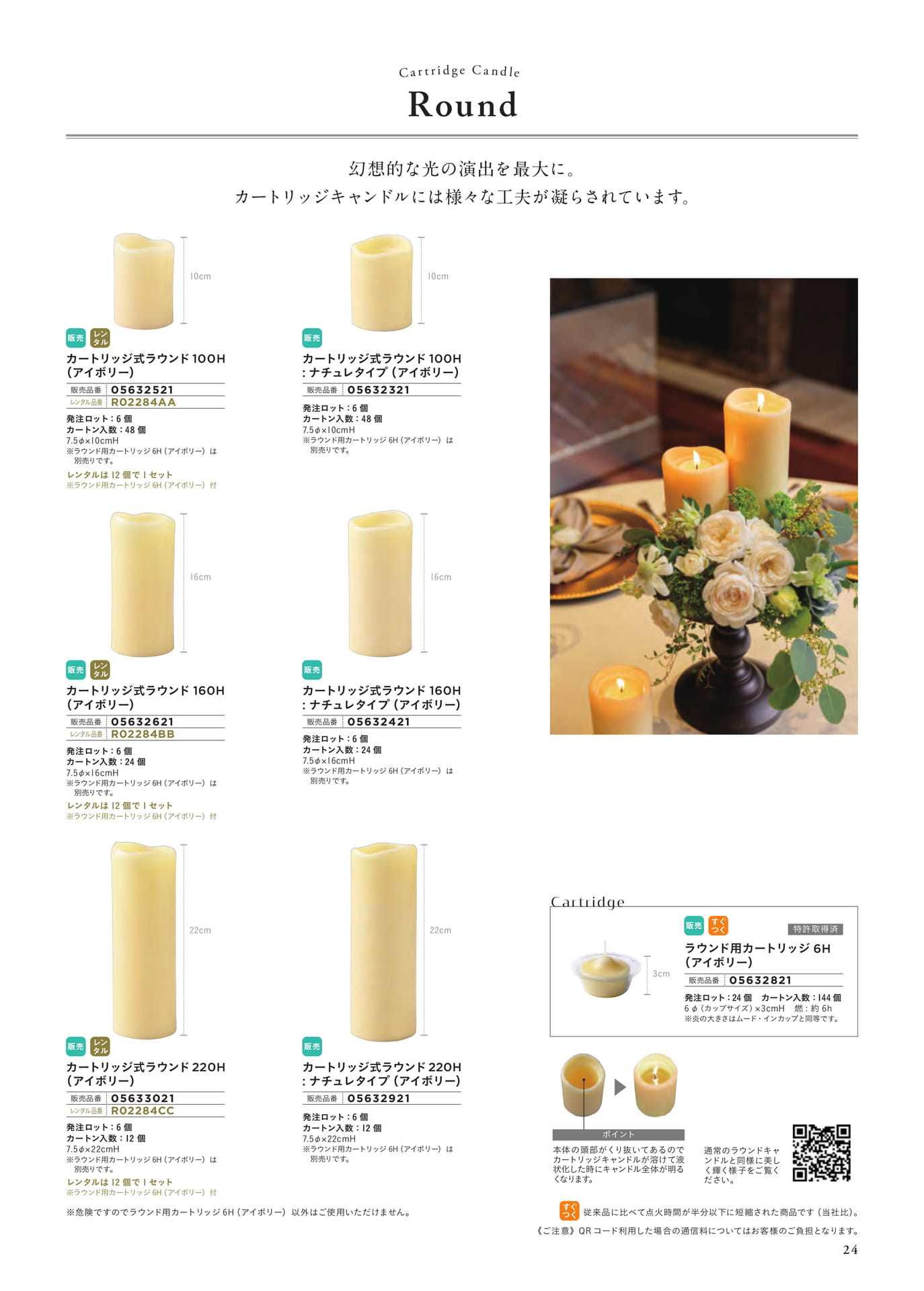 P24　Cartridge Candle（25ページ目）