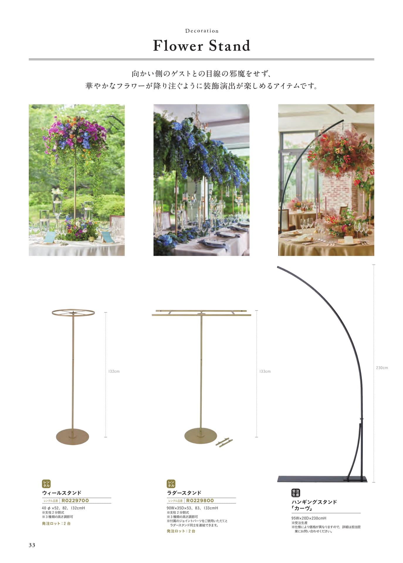 P33　Flower Stand（34ページ目）