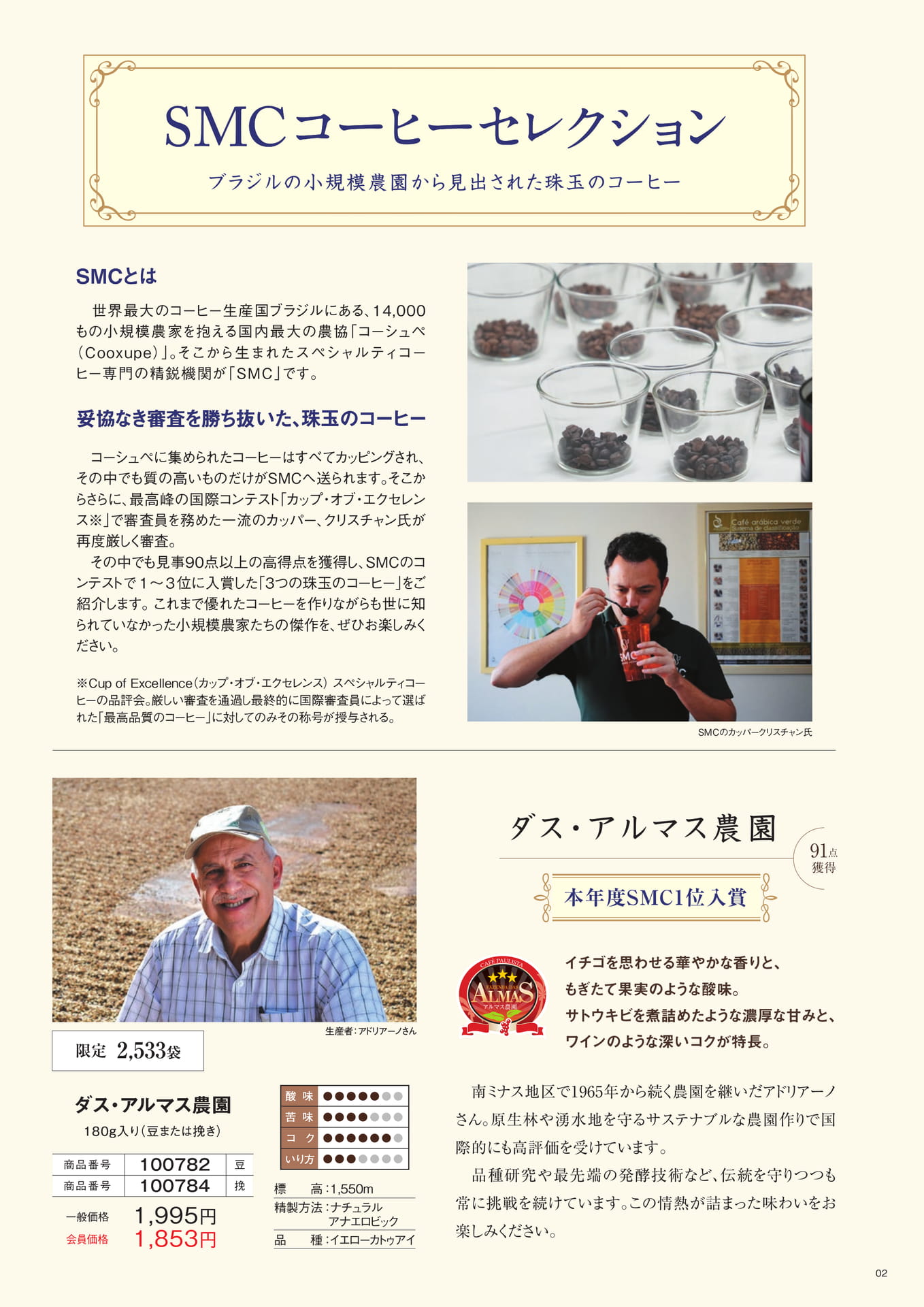 ブラジルの小規模農園 SMCコーヒーセレクション（2ページ目）