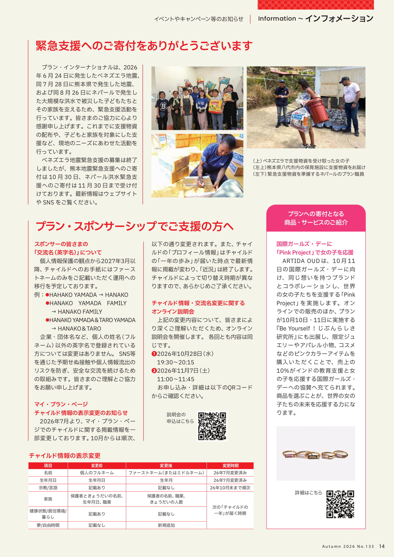インフォメーション（14ページ目）