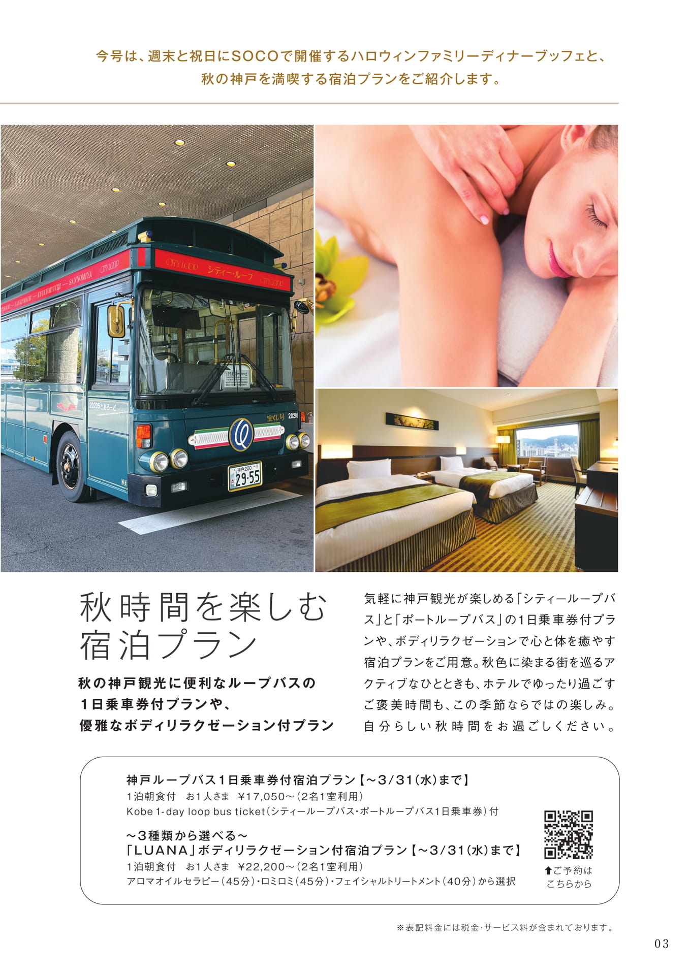 秋時間を楽しむ宿泊プラン（3ページ目）