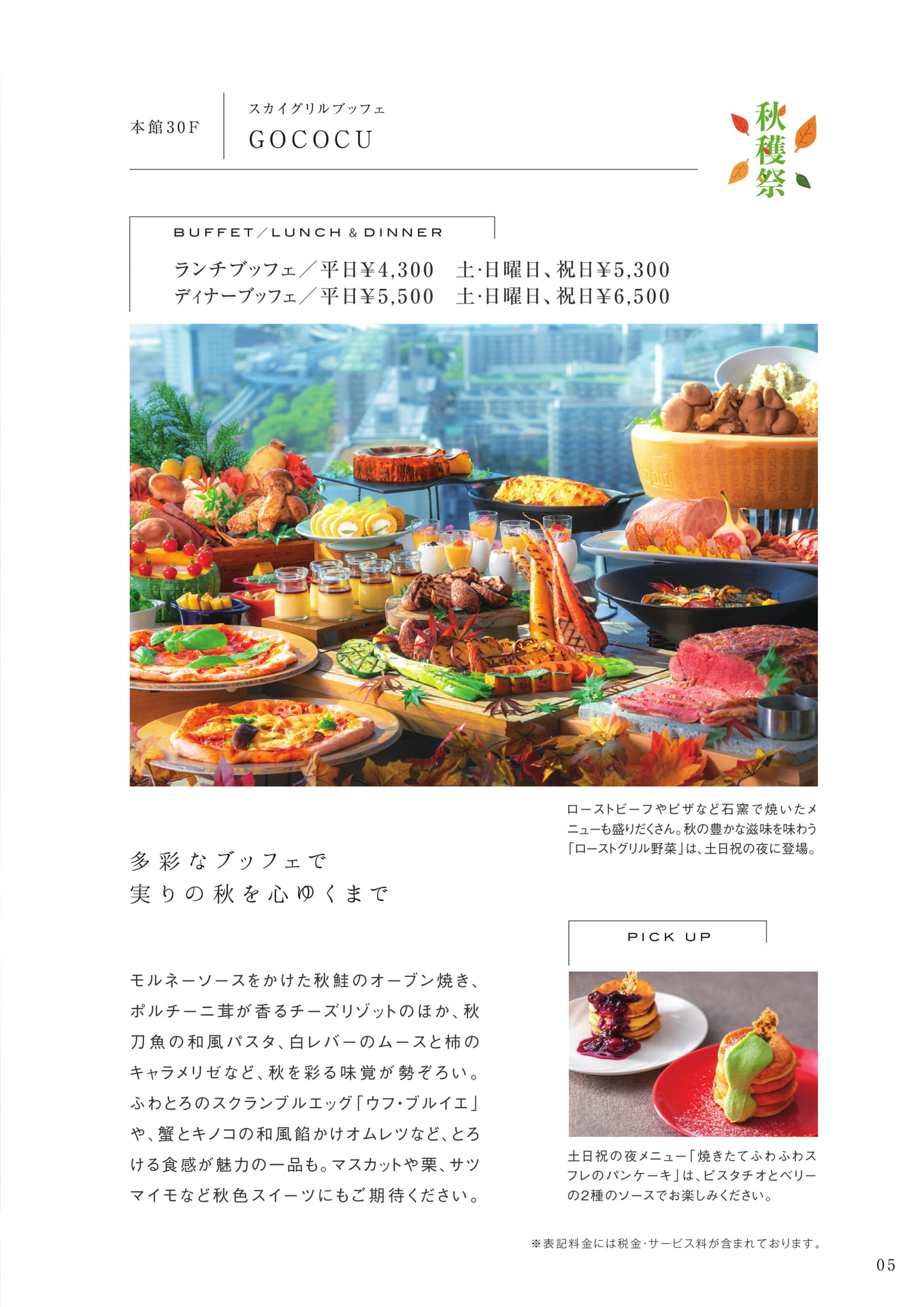 スカイグリルブッフェ GOCOCU（5ページ目）