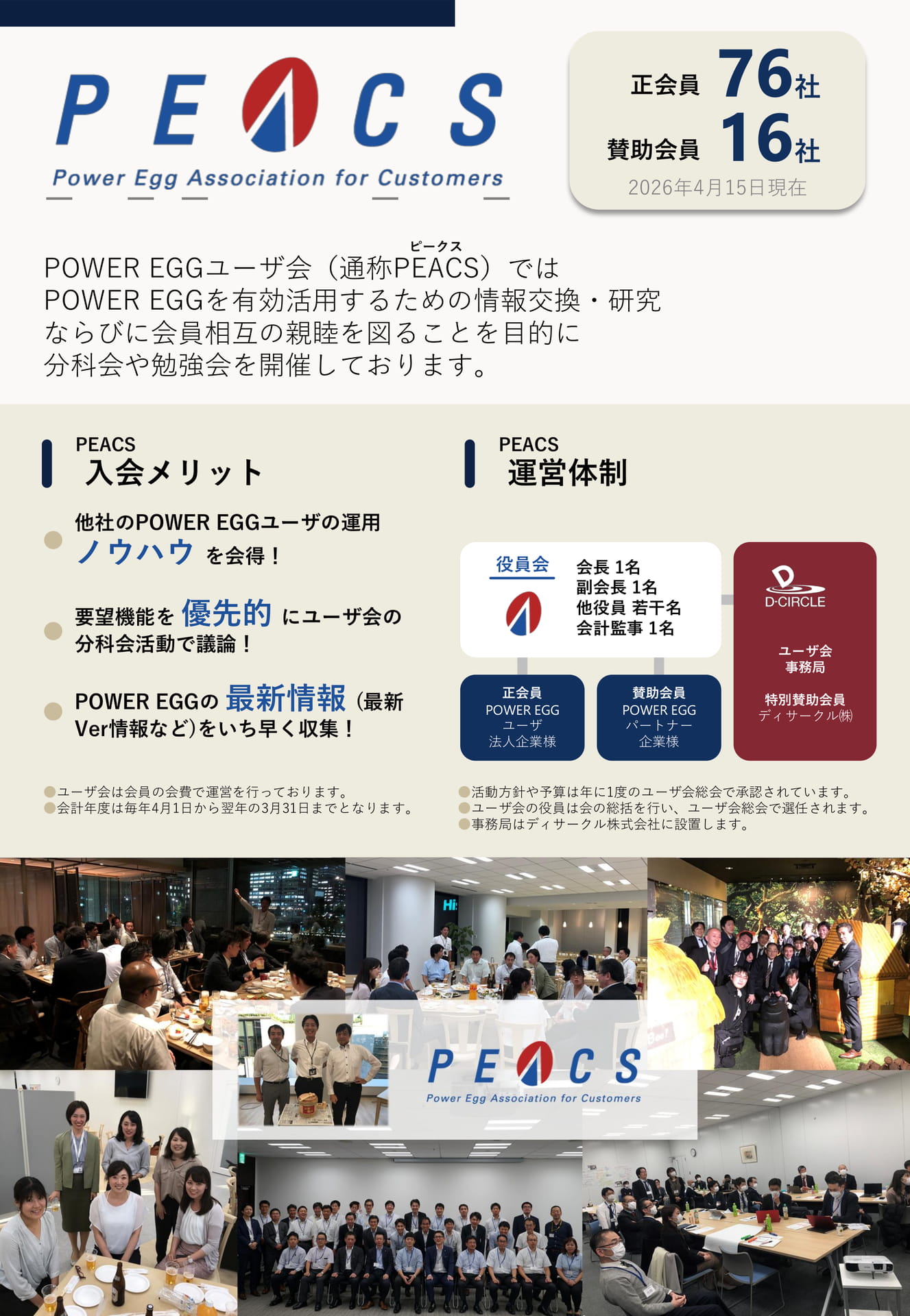Page 2　PEACSとは（2ページ目）