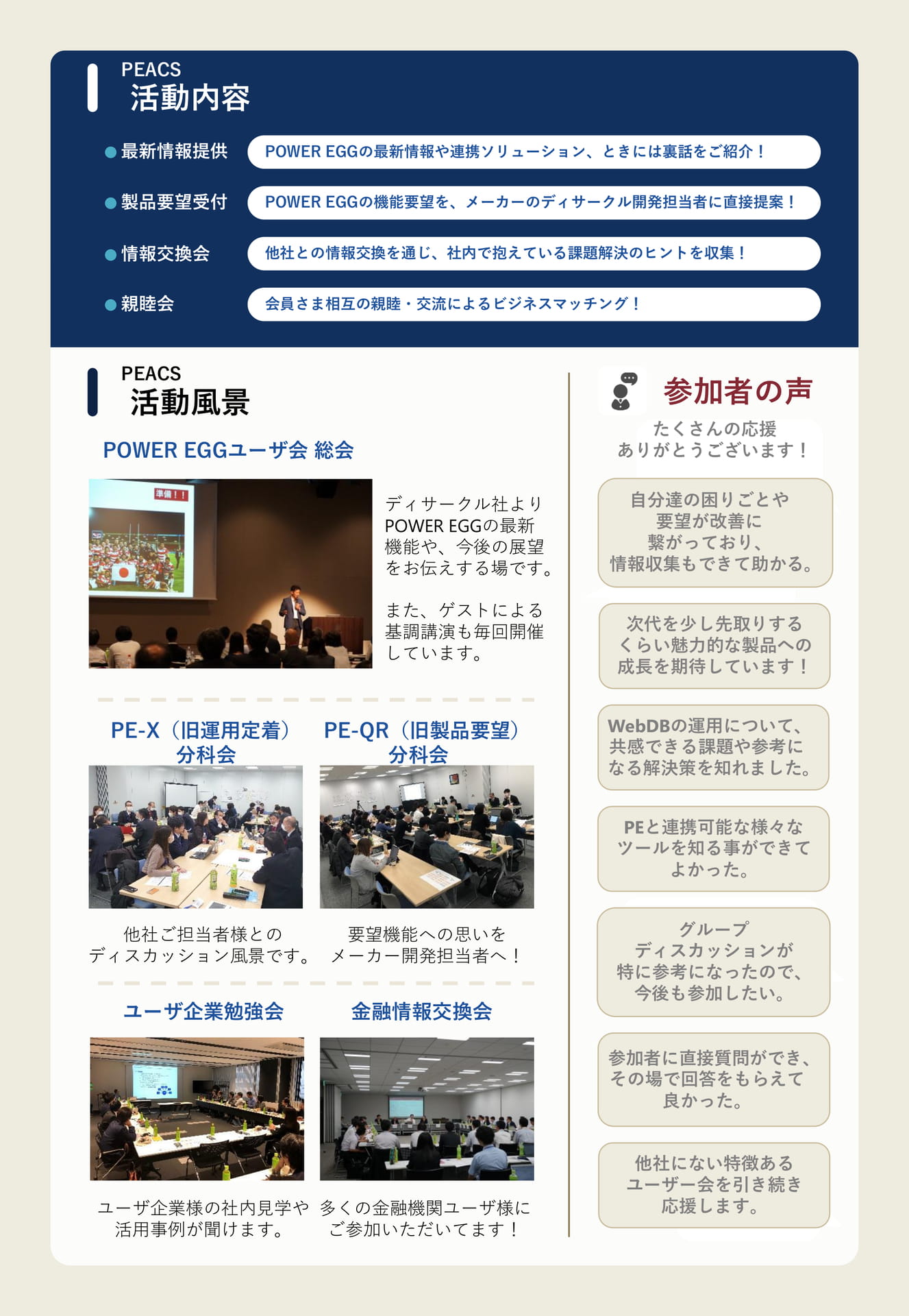 Page 3　活動内容（3ページ目）
