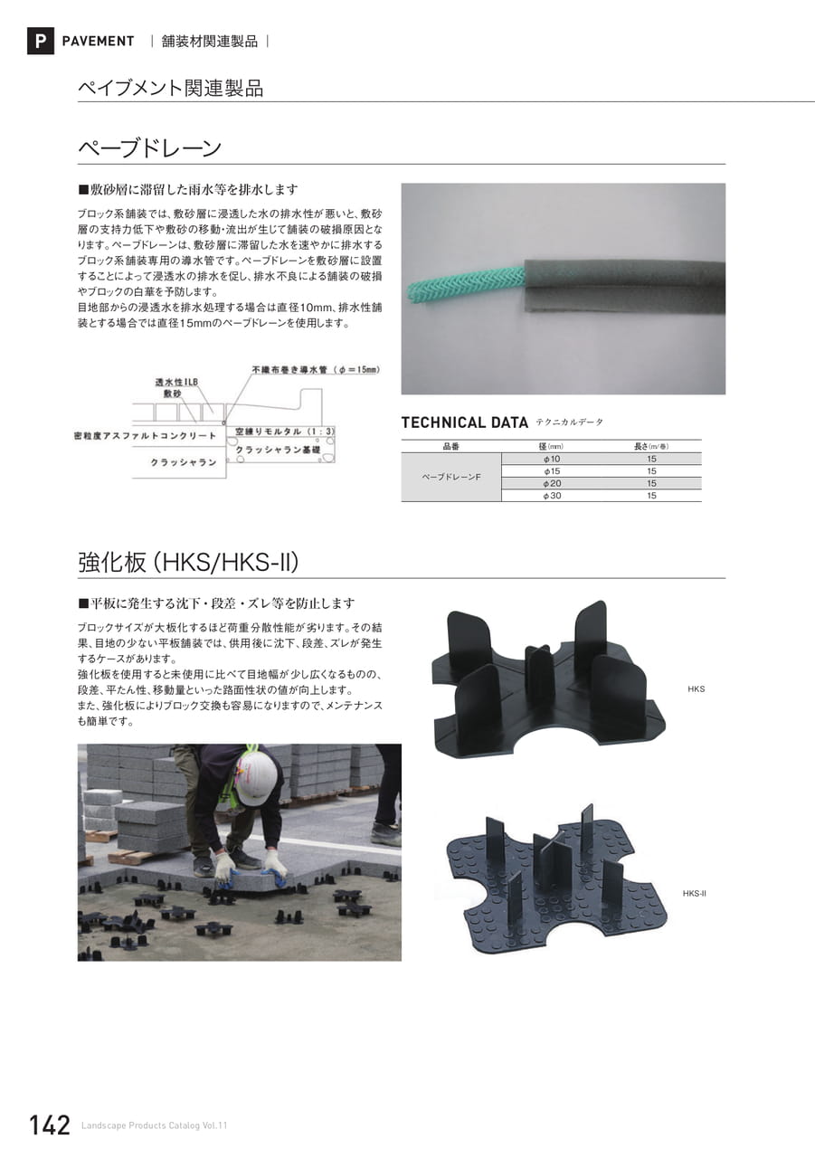 ペイブメント関連製品(142ページ目)