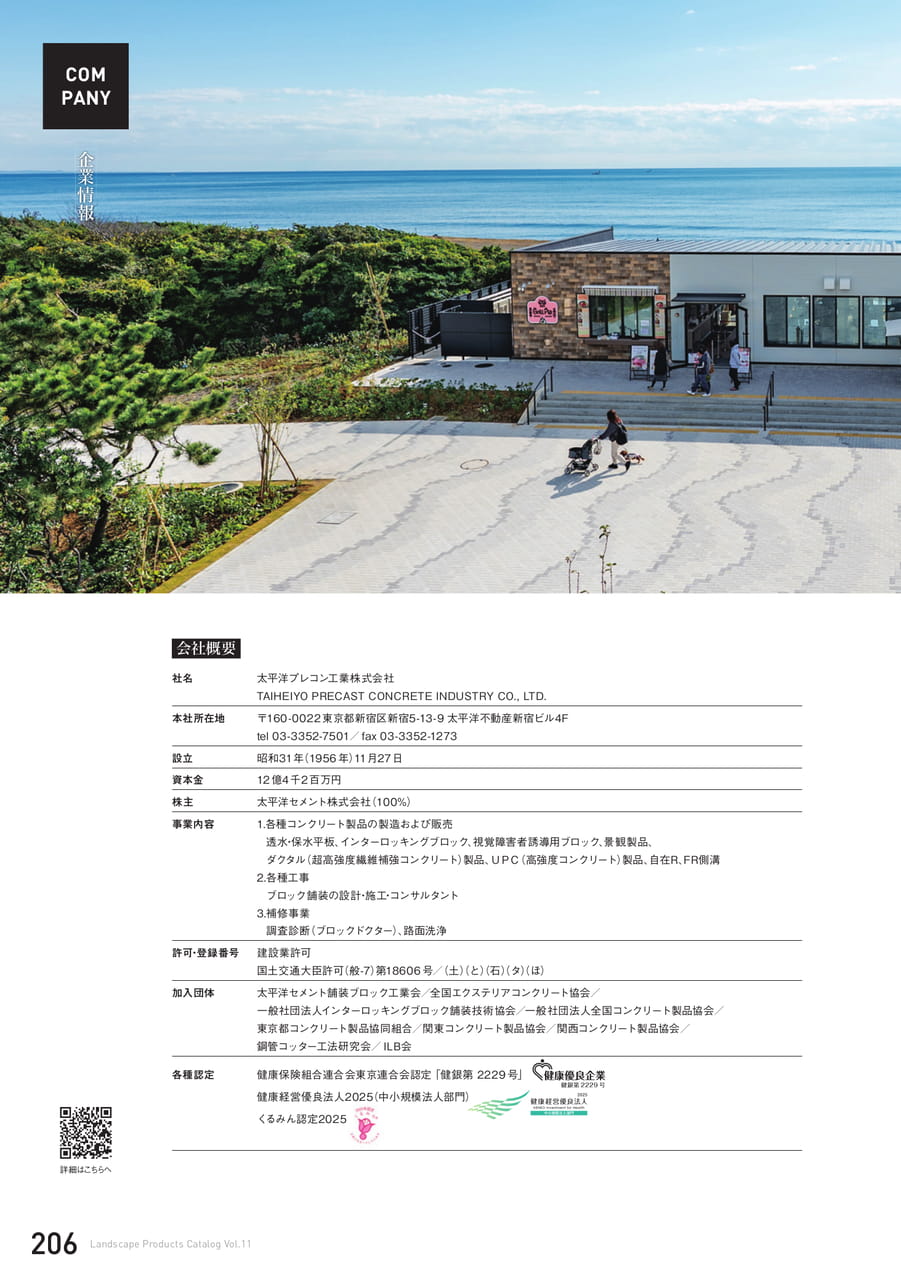 会社概要(206ページ目)