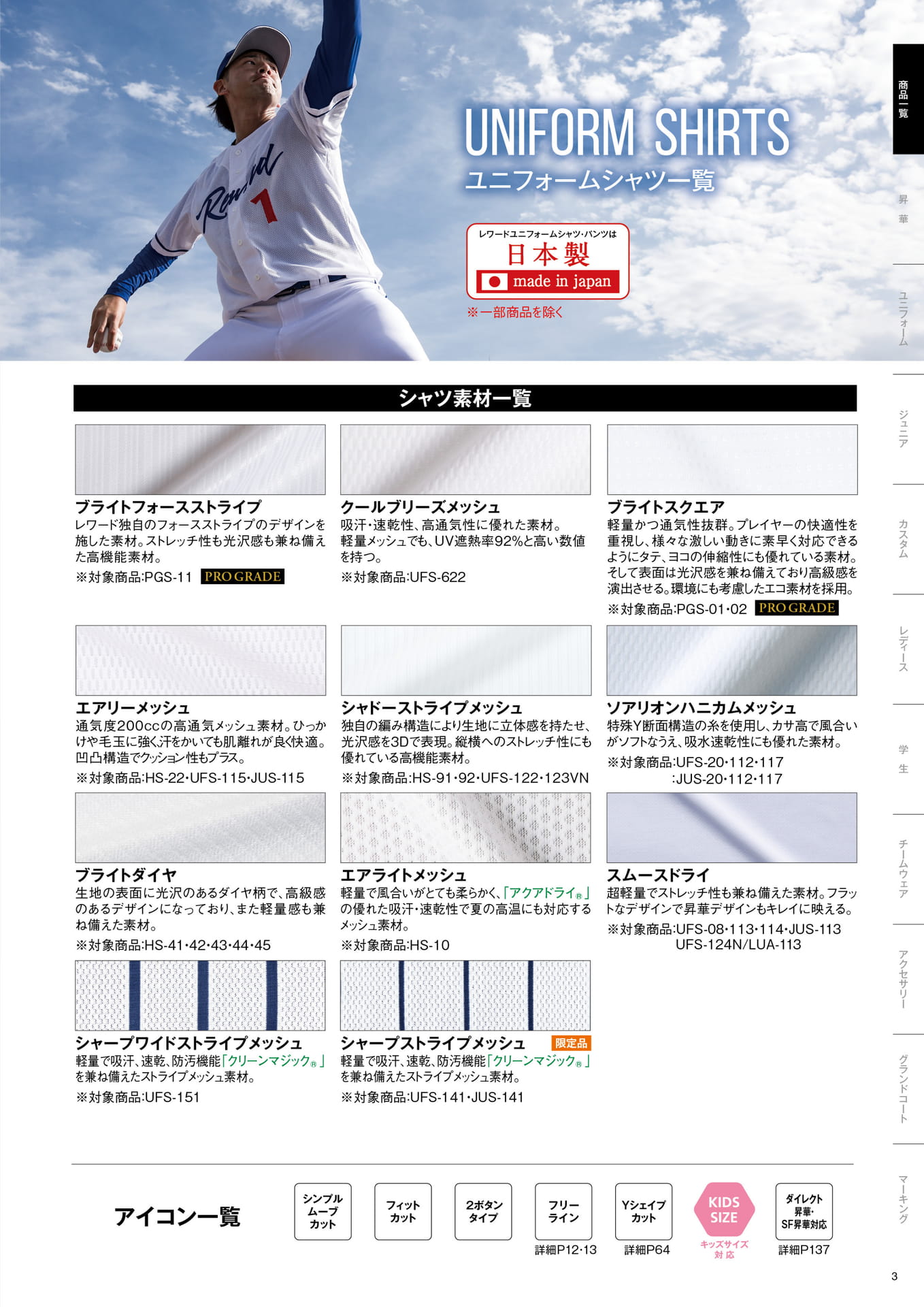 UNIFORM SHIRTS 素材一覧（5ページ目）