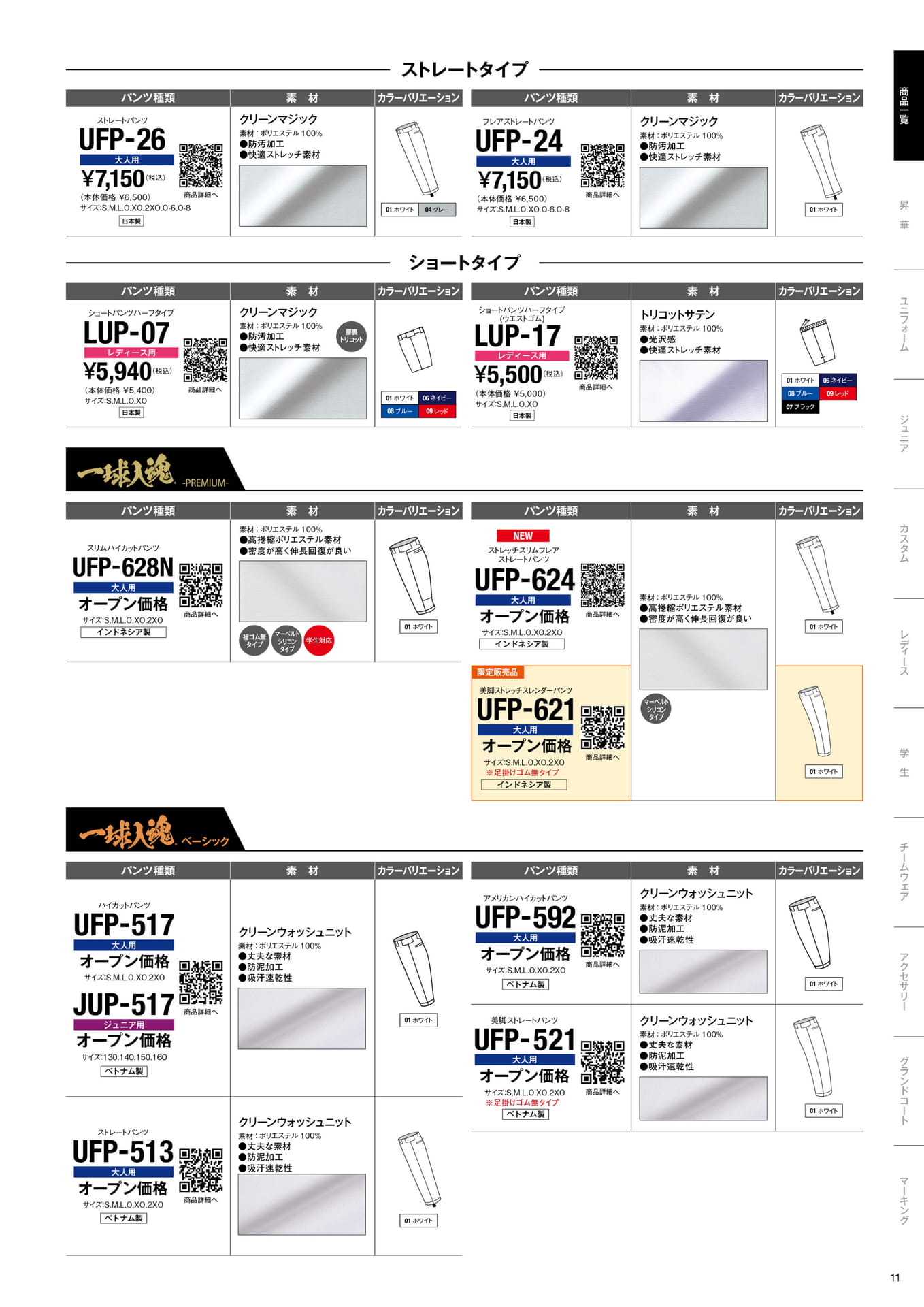 UNIFORM PANTS LINE UP VOL.3（13ページ目）