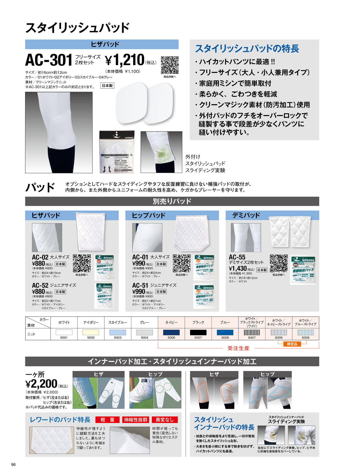 高機能パッド（98ページ目）