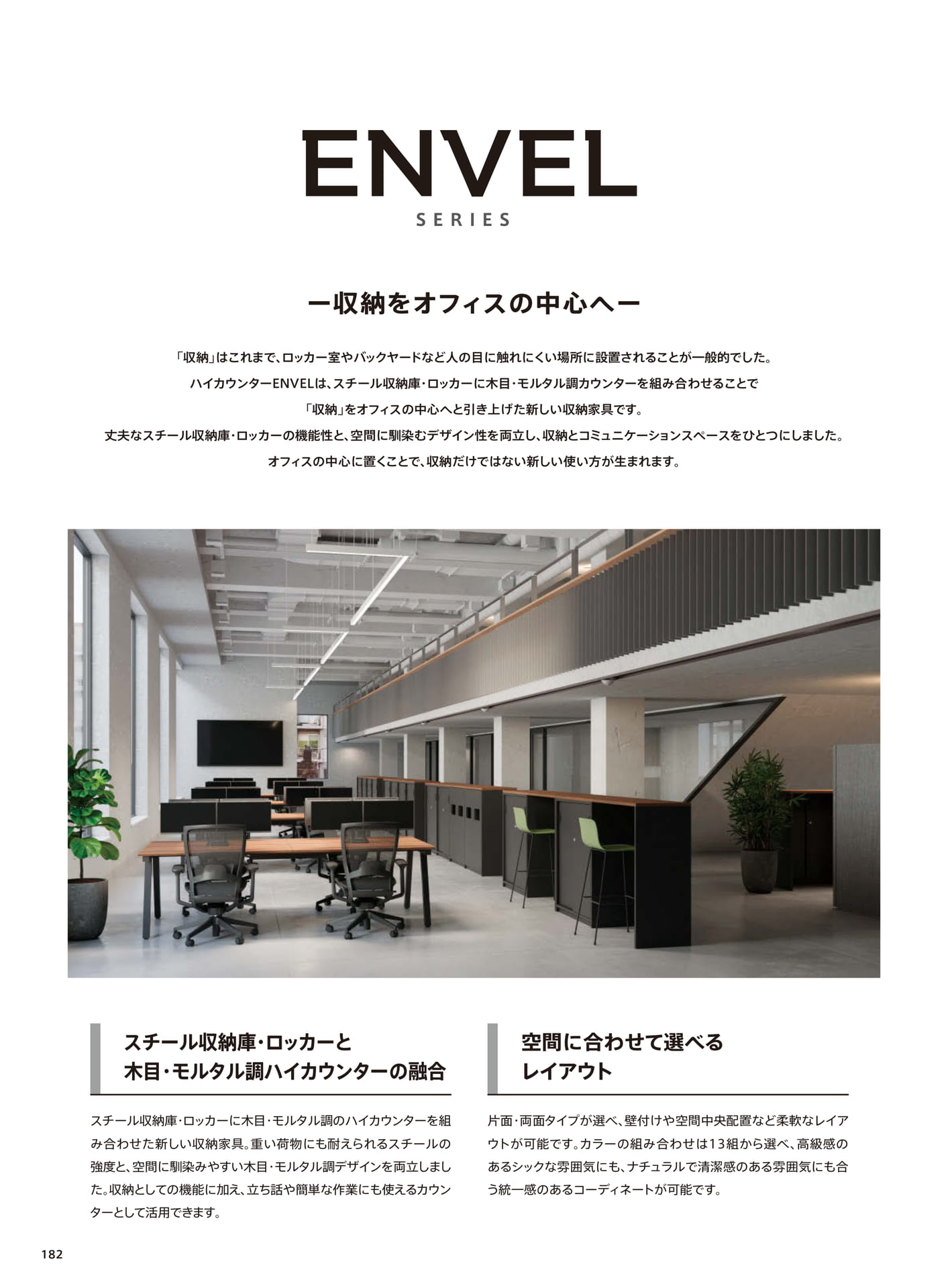 ENVEL シリーズ特徴（184ページ目）