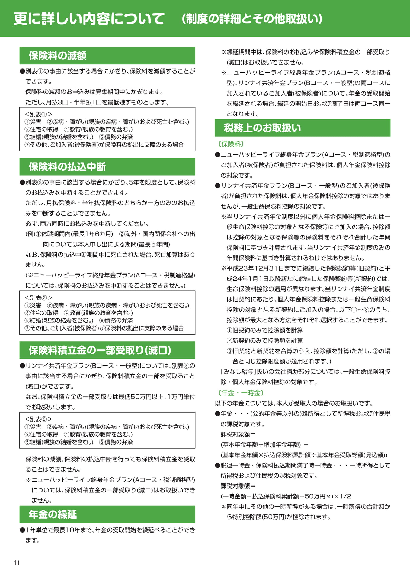 制度の詳細とその他取扱い(12ページ目)