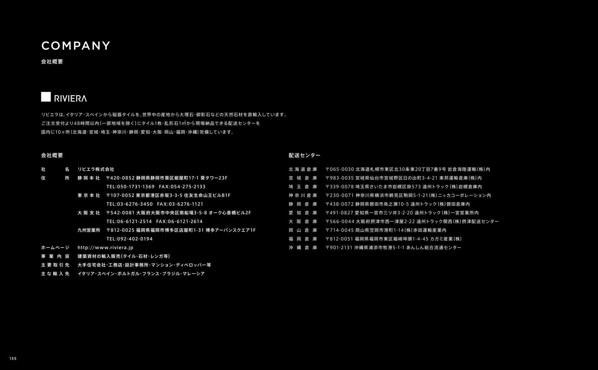 COMPANY 会社概要(136ページ目)