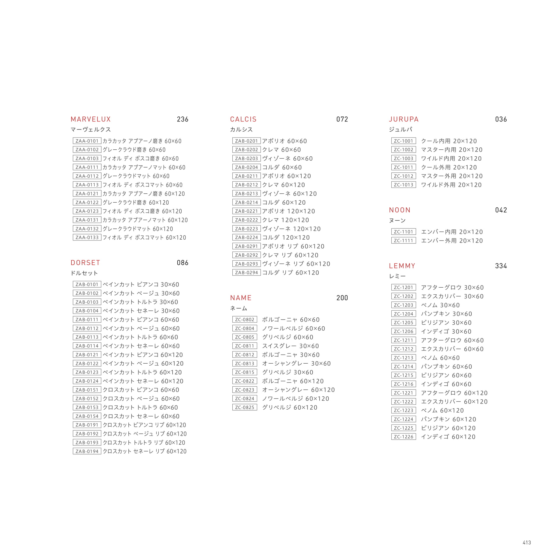 INDEX 品番順インデックス(417ページ目)