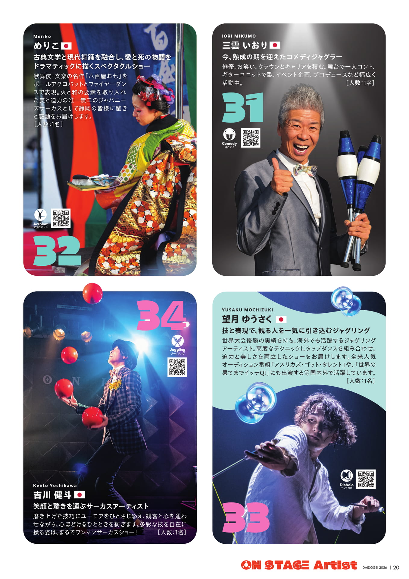 出演アーティスト（22ページ目）