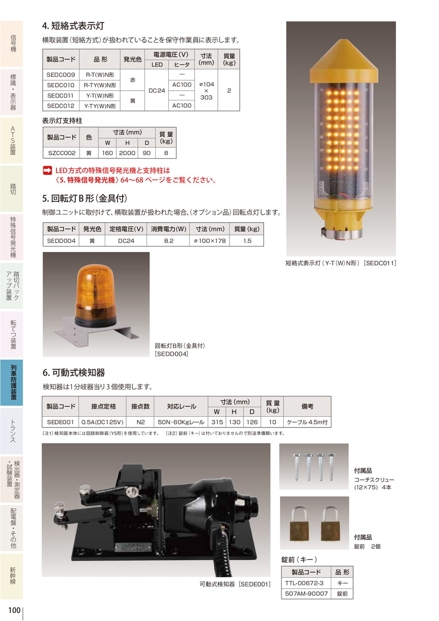8.10 横 取装置用列車防護装置（102ページ目）