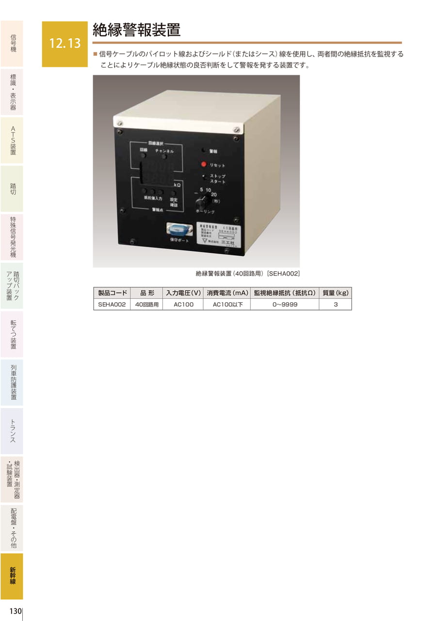 12.13 絶縁警報装置（132ページ目）