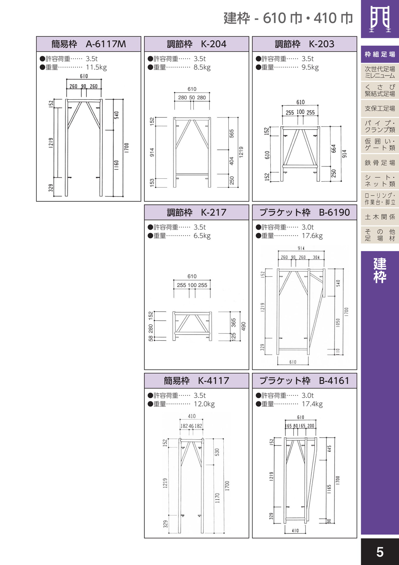 枠組足場/建枠(9ページ目)