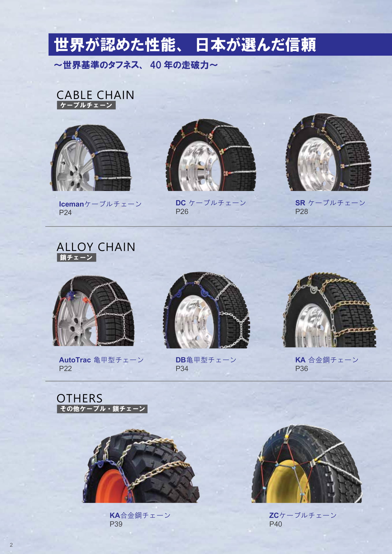 目次・商品ラインナップ（2ページ目）