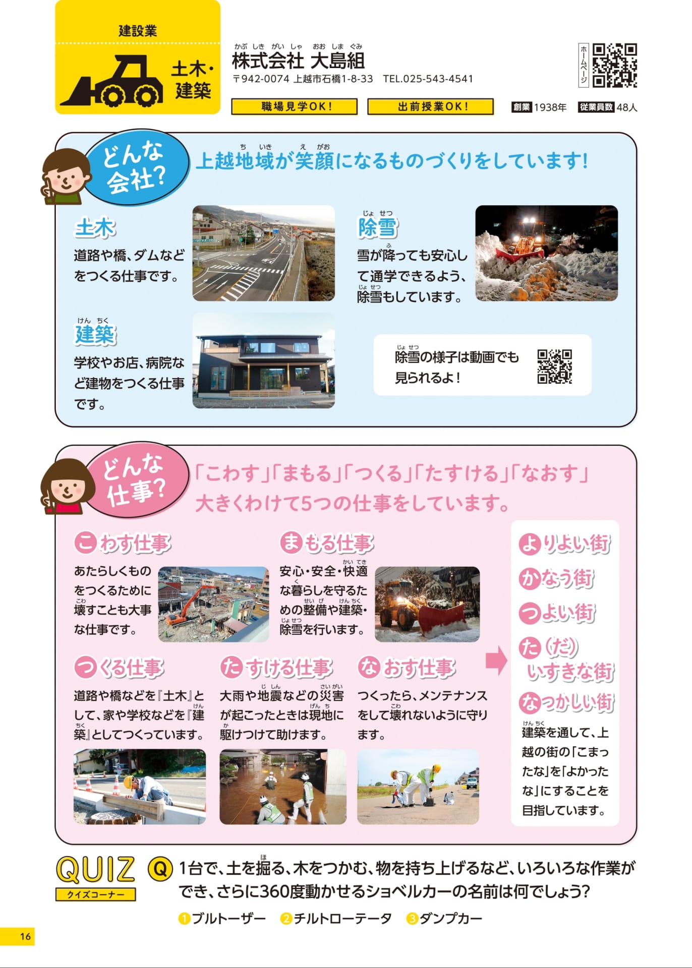 株式会社大島組(16ページ目)