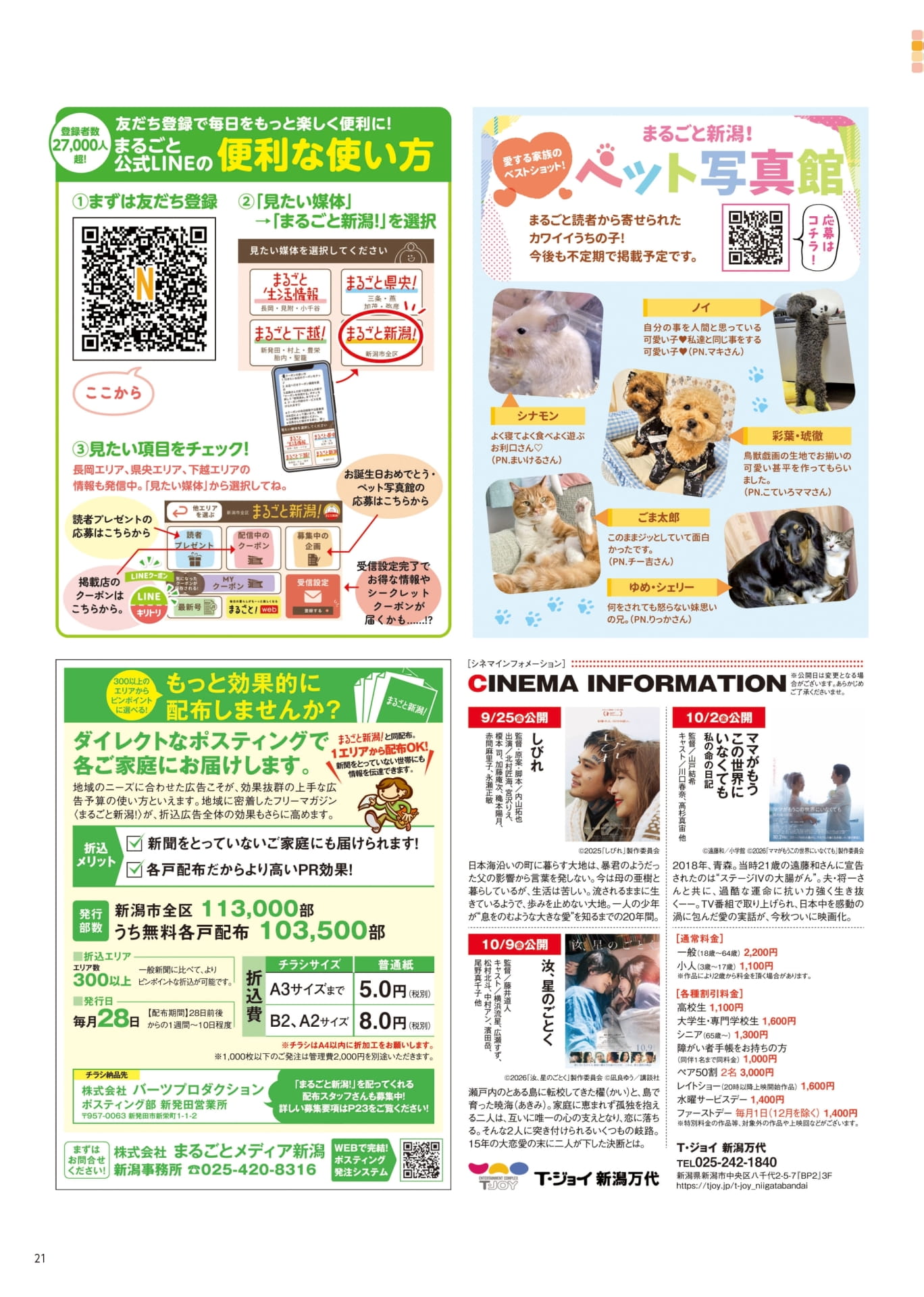 ペット写真館（21ページ目）