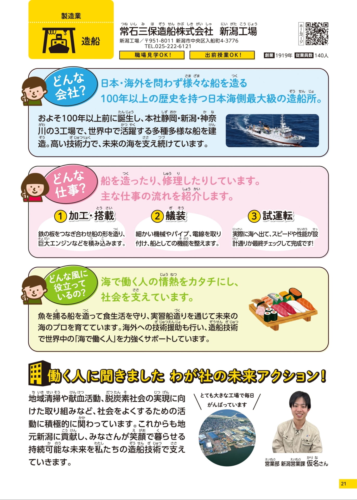 常石三保造船株式会社 新潟工場(21ページ目)