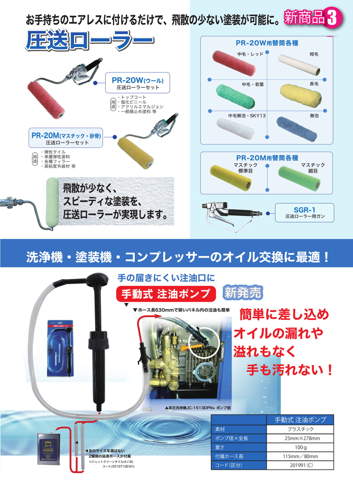 新商品:手動式注油ポンプ(9ページ目)