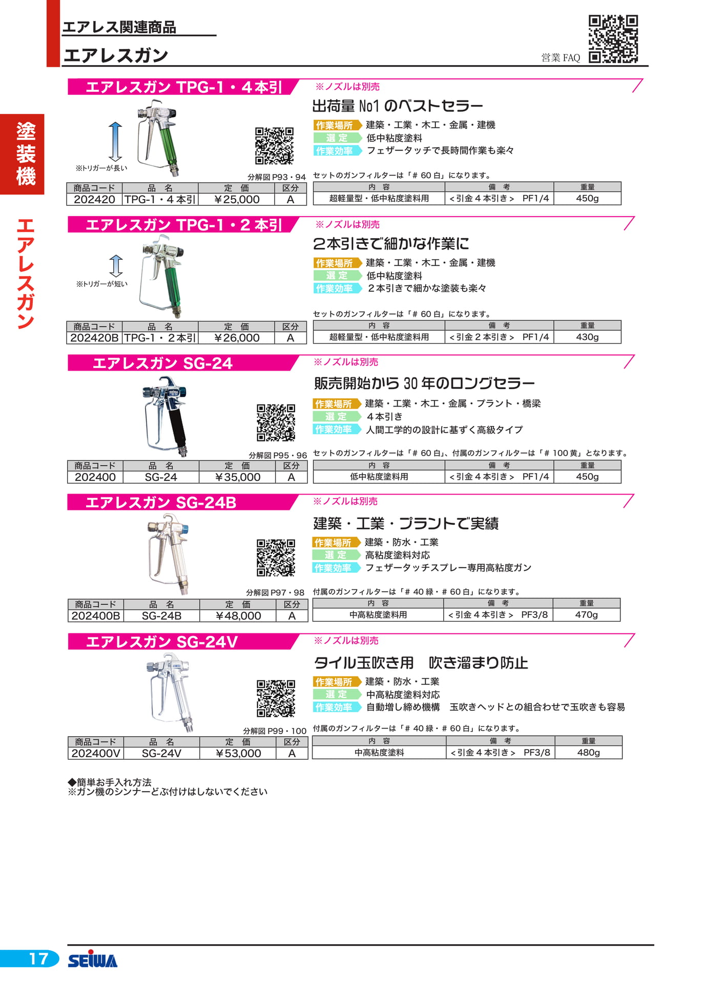 エアレスガン(38ページ目)