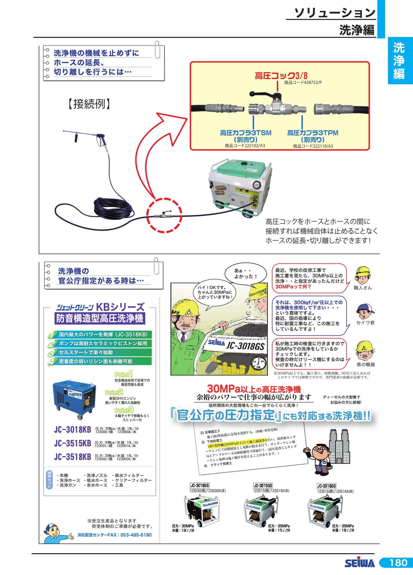 高圧コック・30MPa以上高圧洗浄機(201ページ目)
