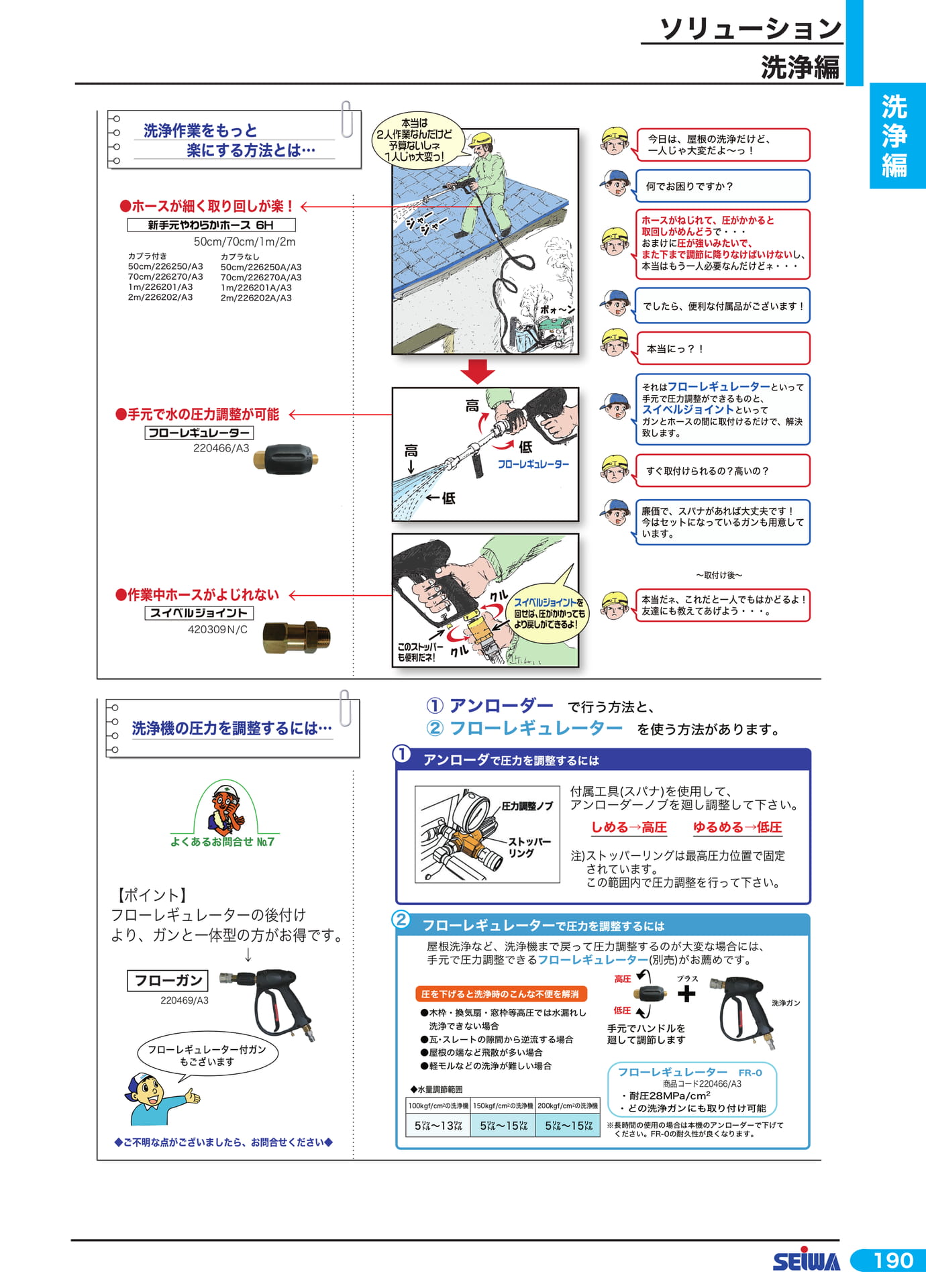 洗浄作業をもっと楽にする方法(211ページ目)
