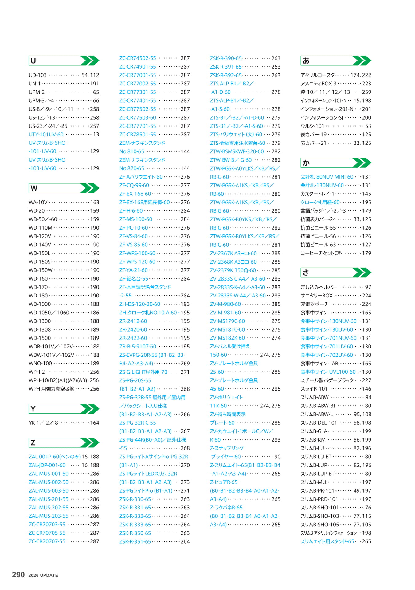 索引(290ページ目)