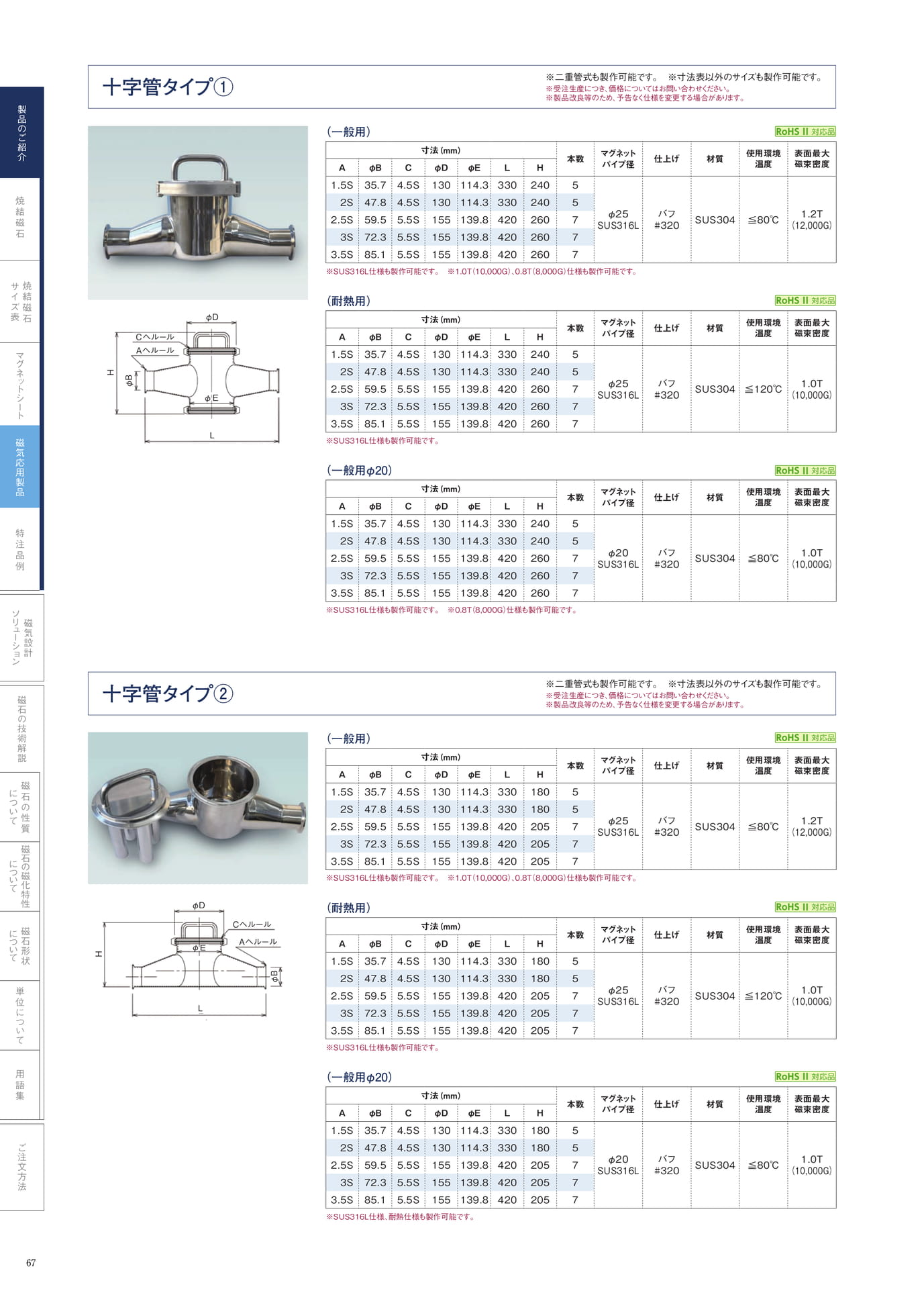 P.67　マグネットバー　ラインナップ③（68ページ目）