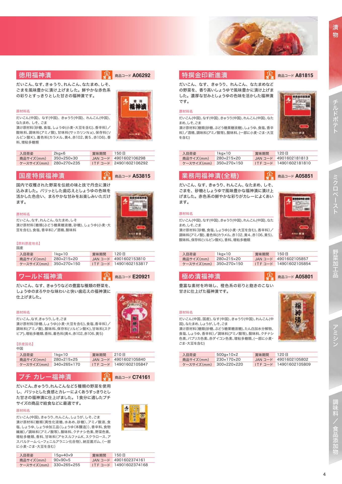 漬物（5ページ目）