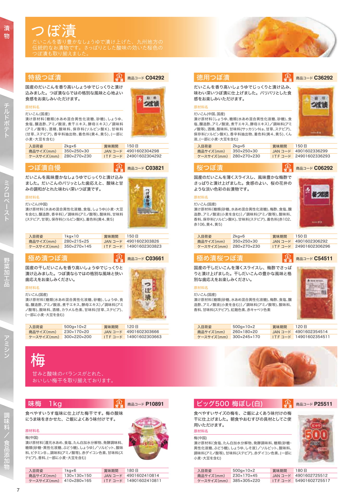 漬物（8ページ目）