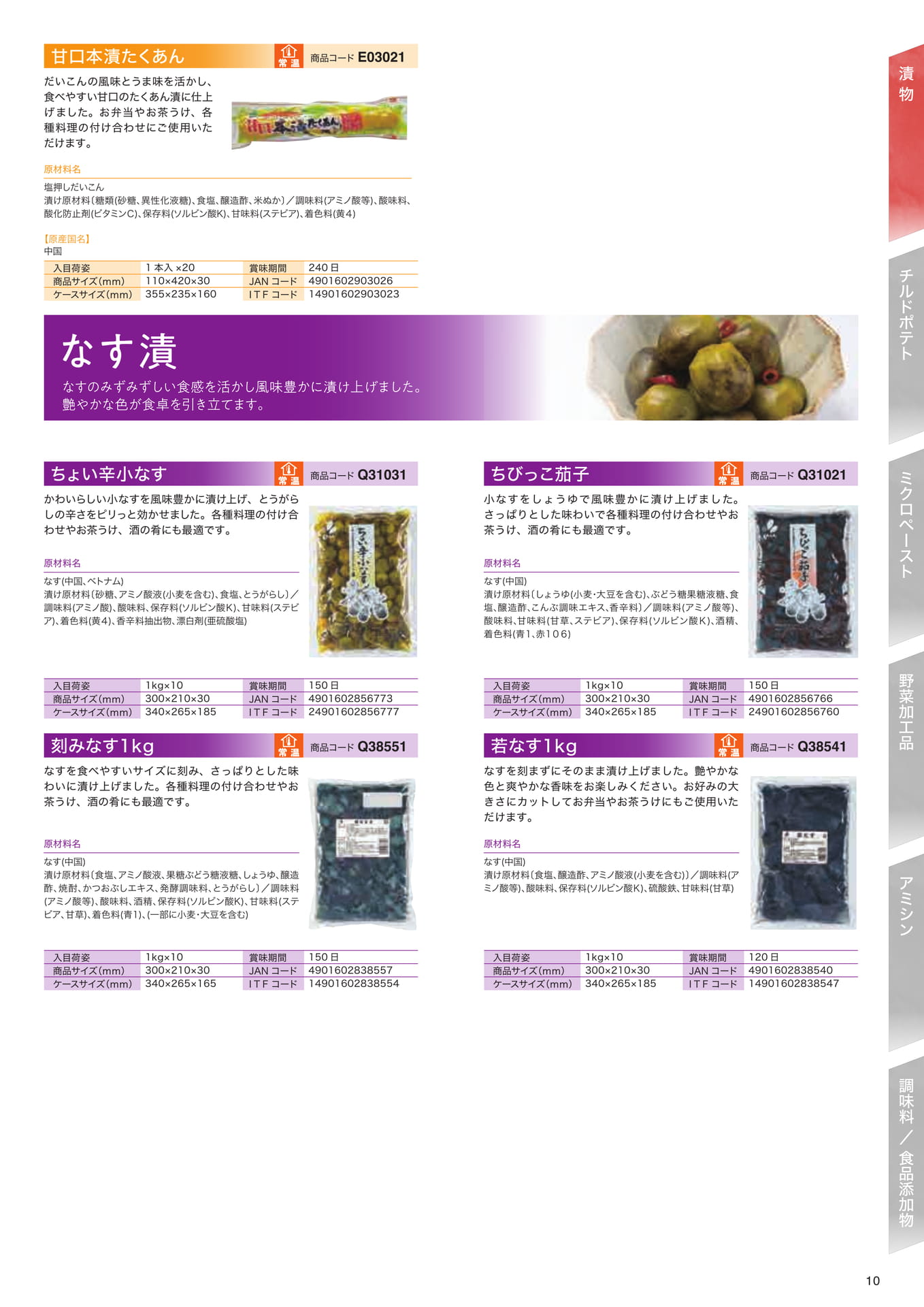 漬物（11ページ目）