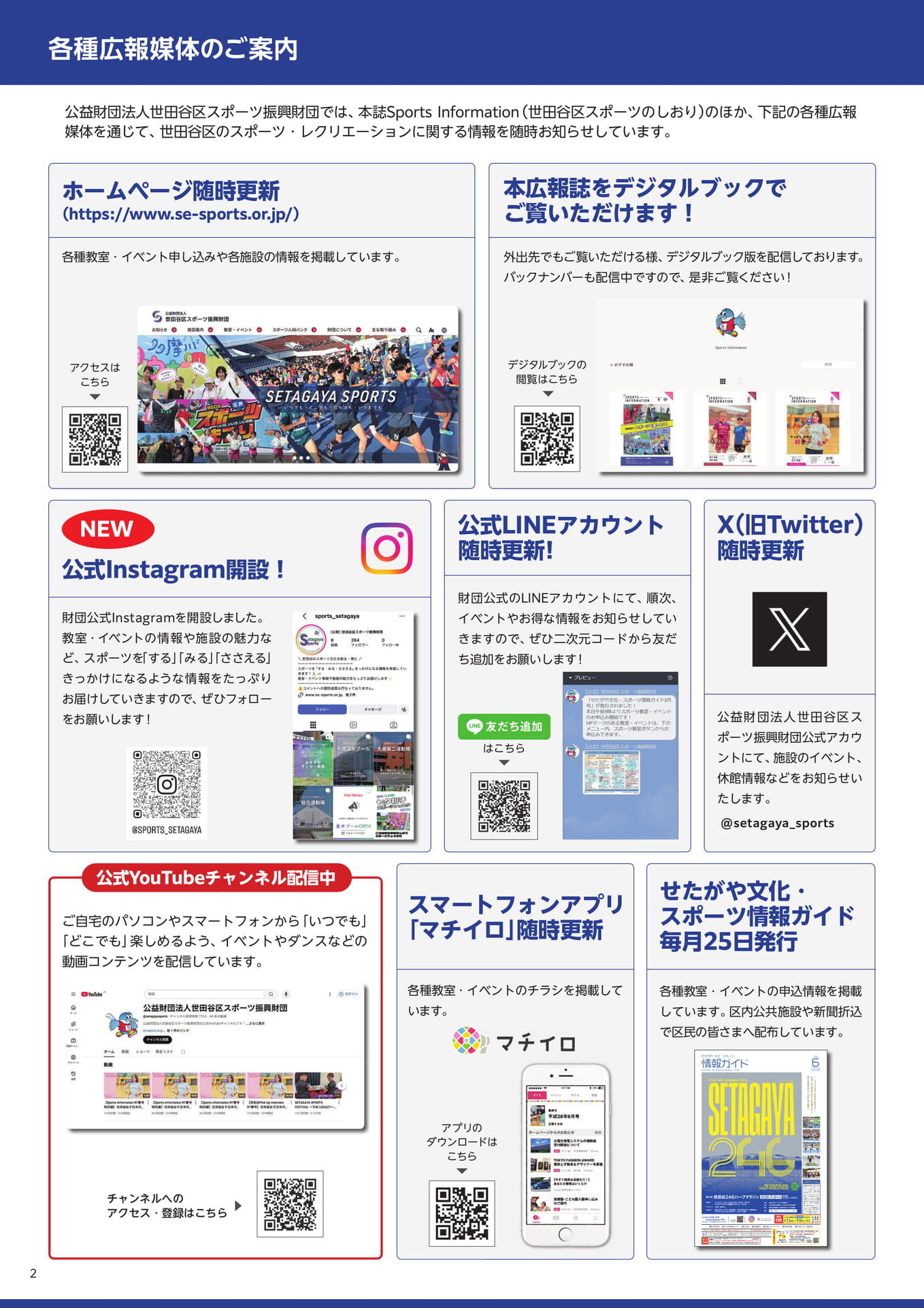 各種広報媒体のご案内（2ページ目）