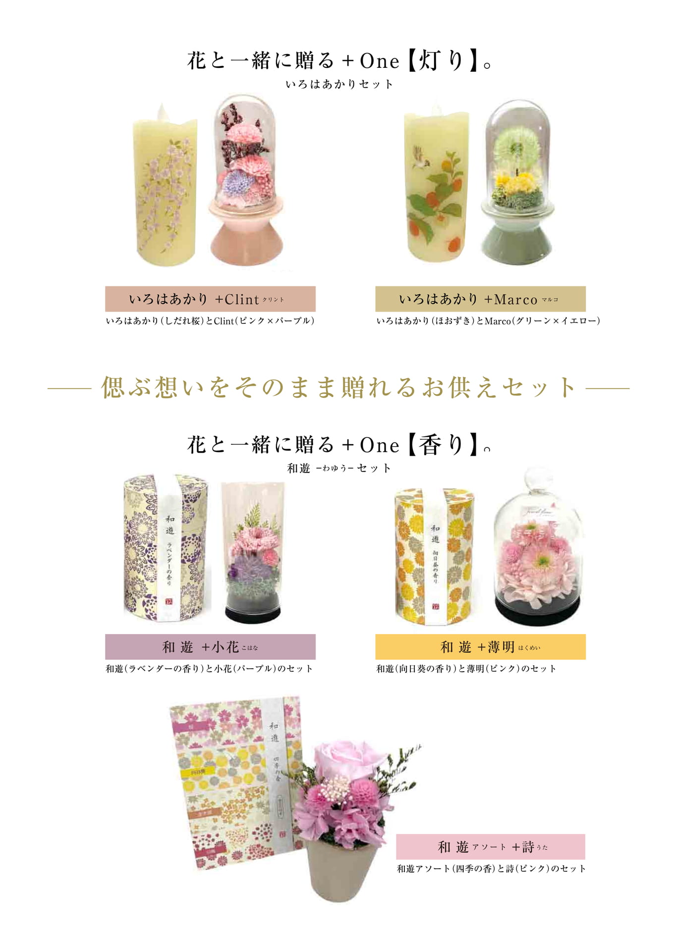 花と一緒に贈る+one(1ページ目)
